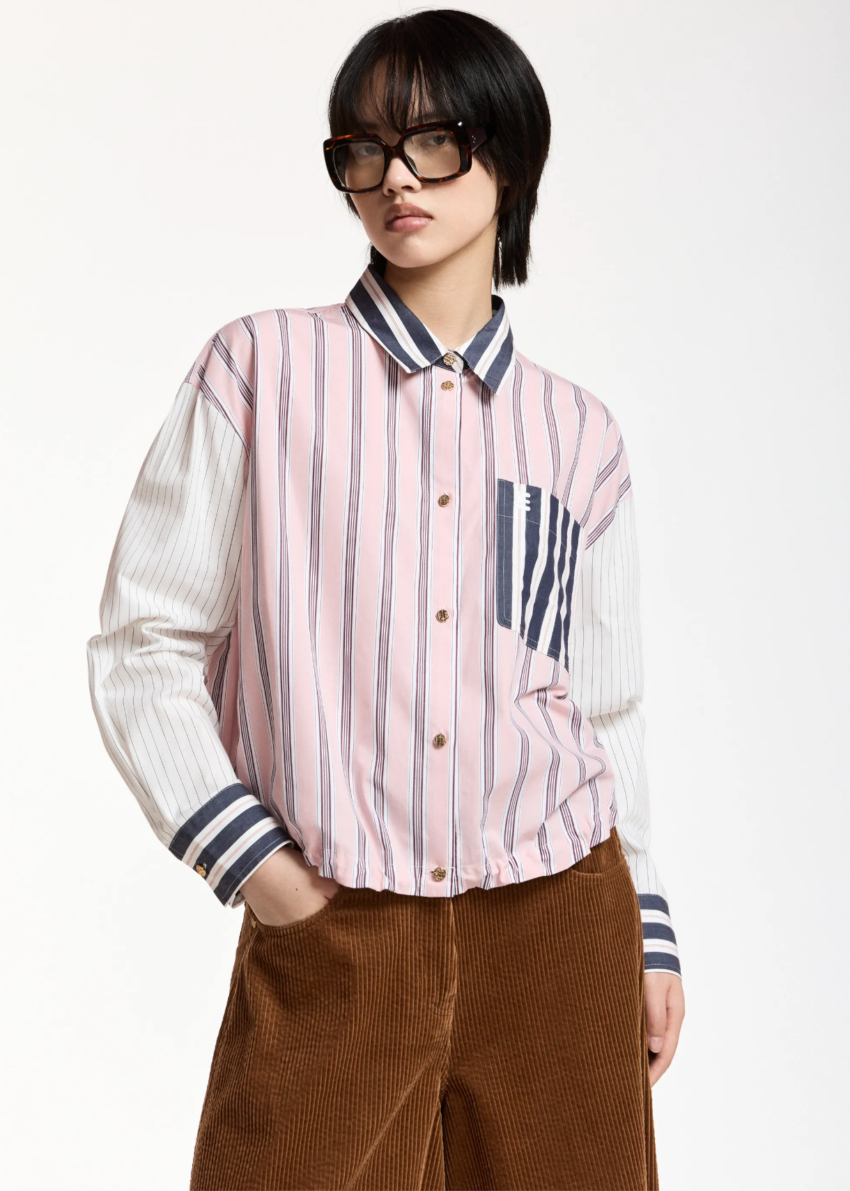 ESSENTIEL ANTWERP Shirt "Kozef" steel pulse