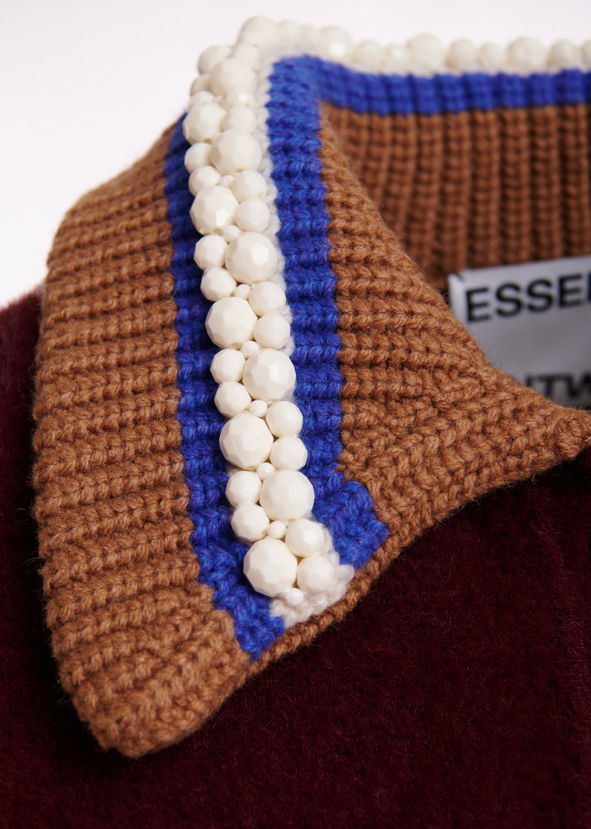 ESSENTIEL ANTWERP Cardigan "Kamore" wine not