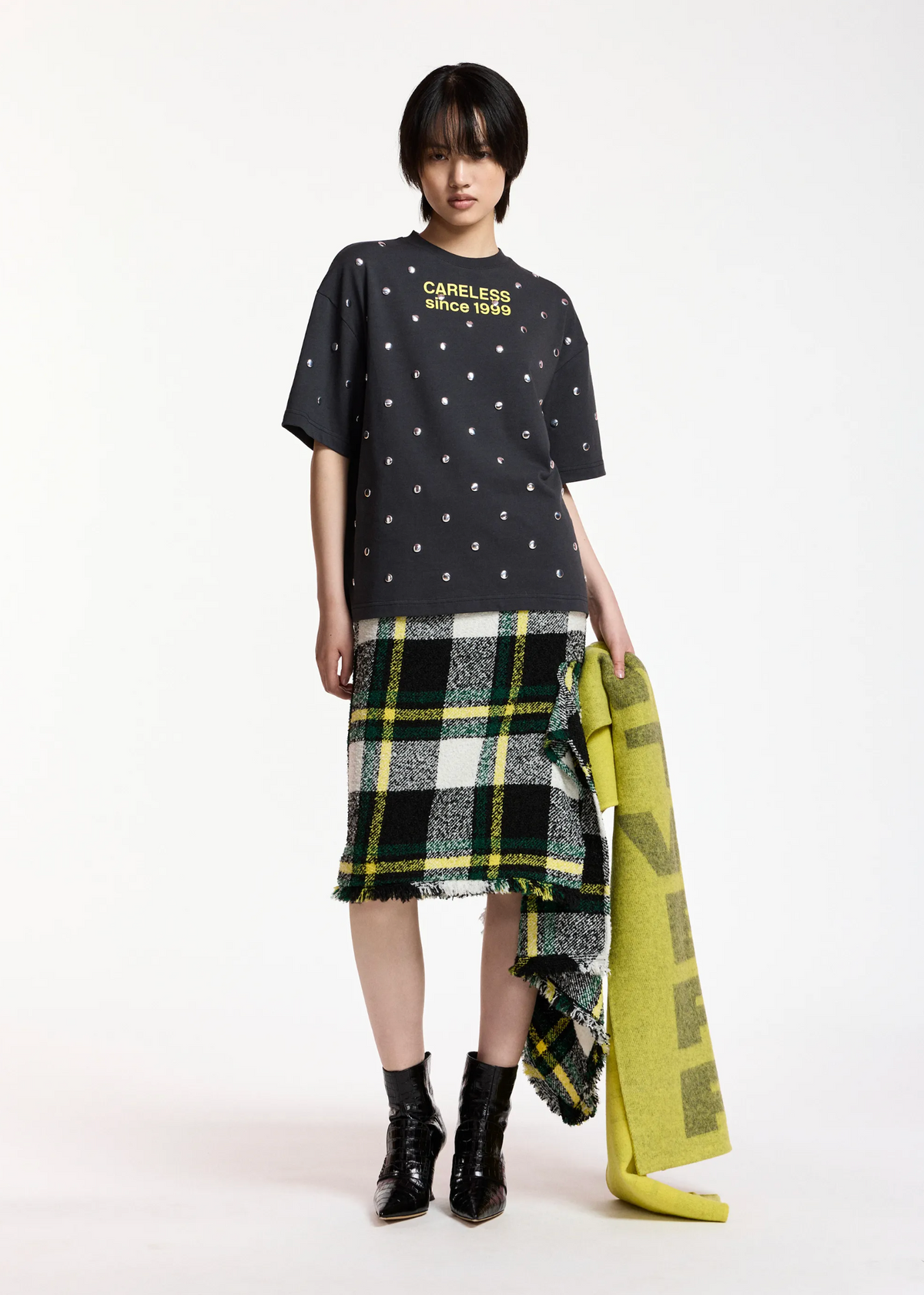 ESSENTIEL ANTWERP T-Shirt "Kourse" charcoal chic