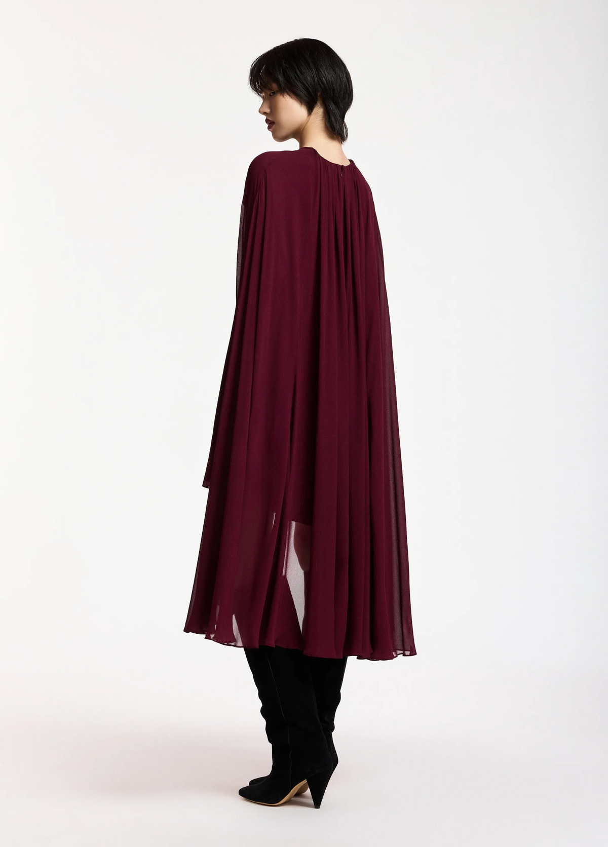 ESSENTIEL ANTWERP Dress "Kaydence" burgundy