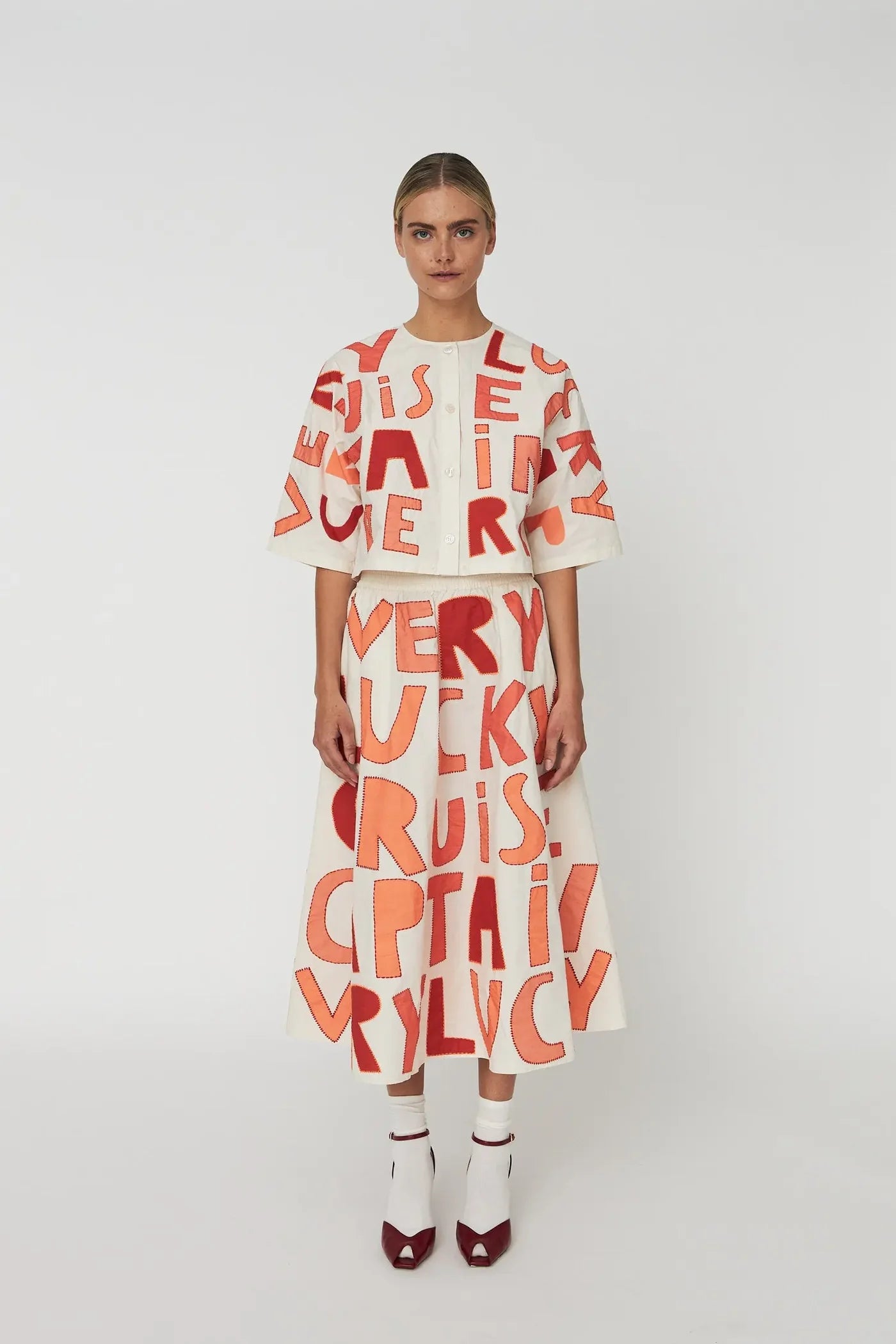 STELLA NOVA Shirt "Cruise" mixed red