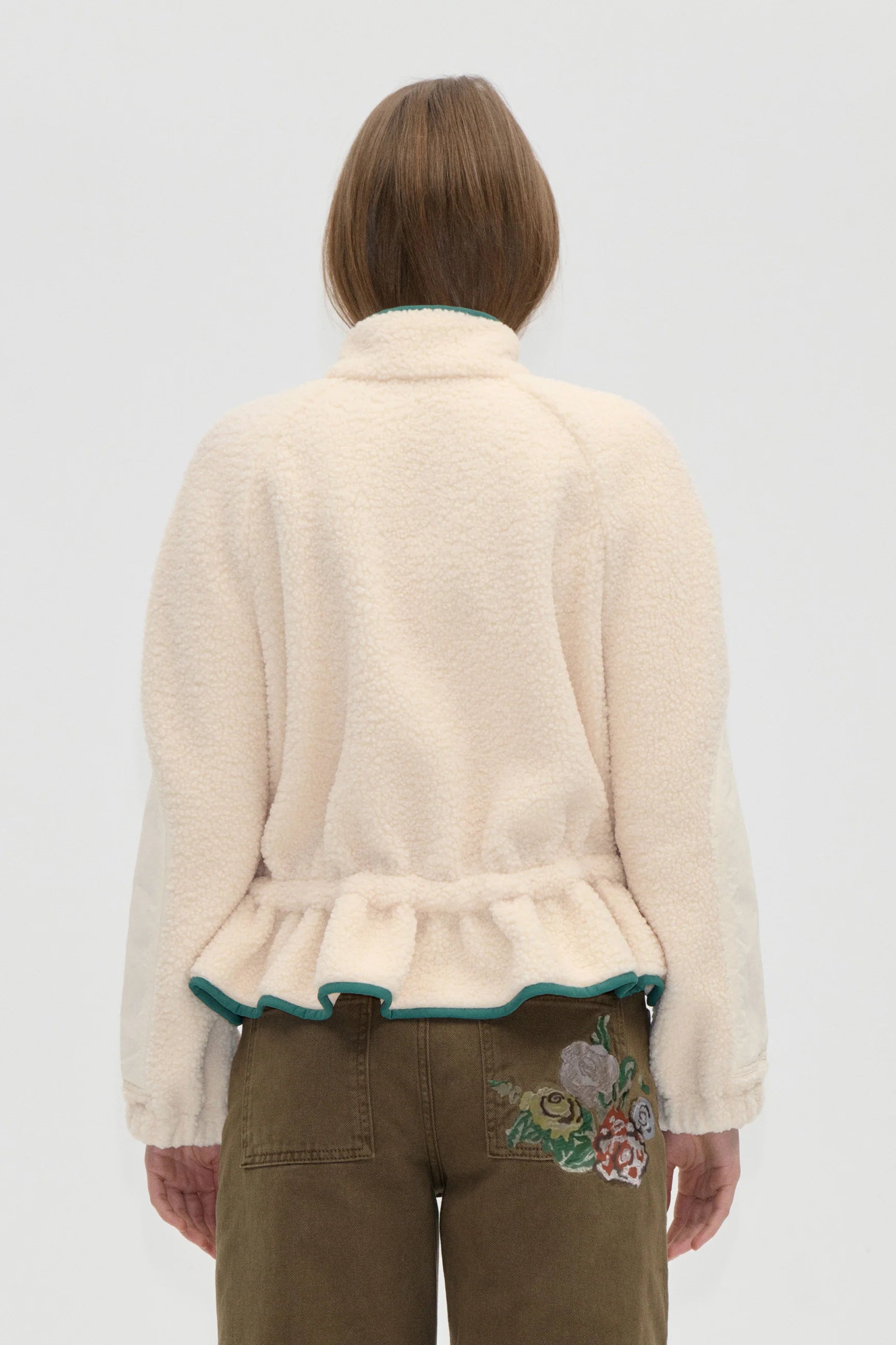 STINE GOYA Jacket "Dropped shoulder" buttercream