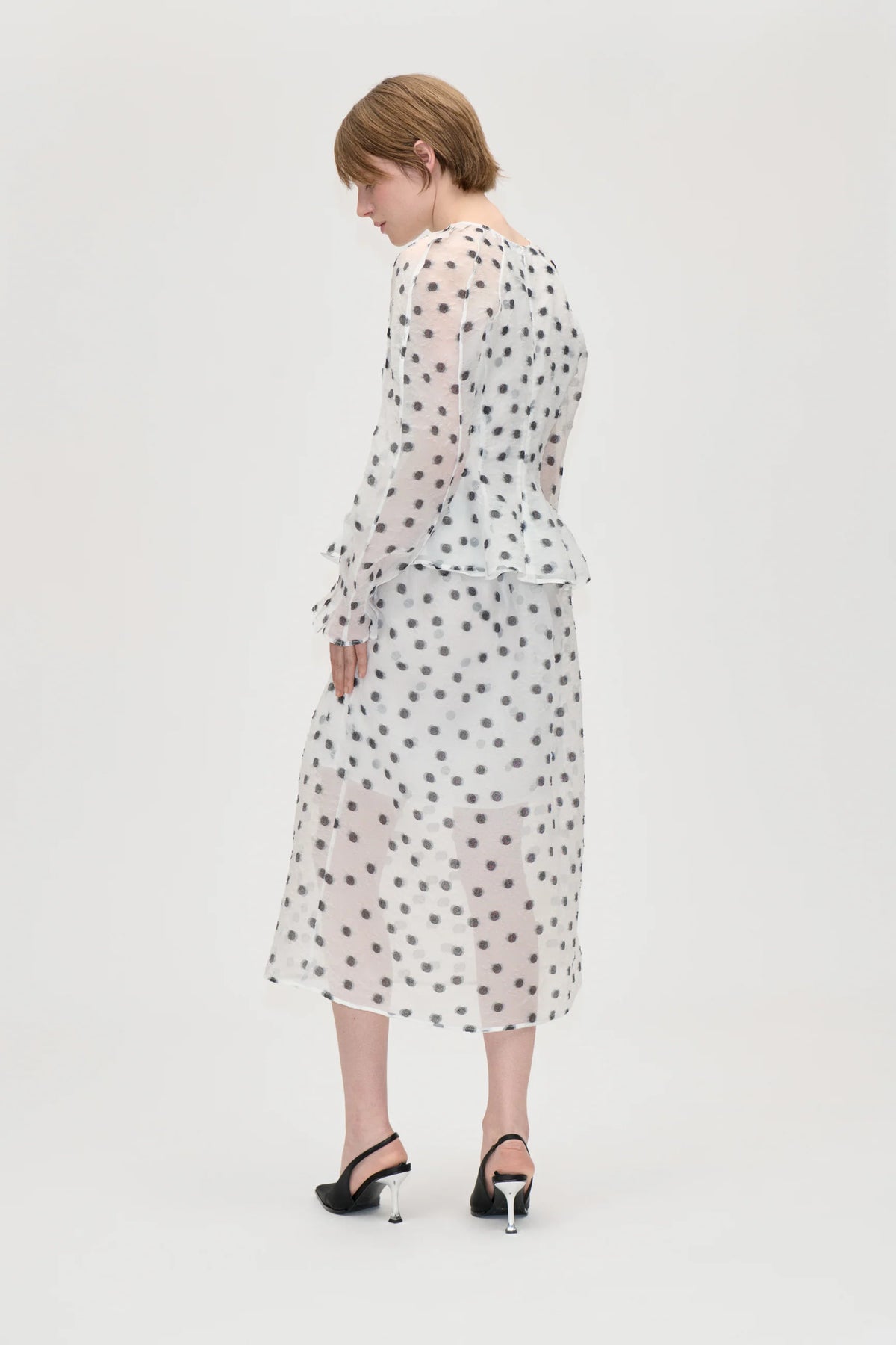 STINE GOYA Skirt "Flower polka dot"