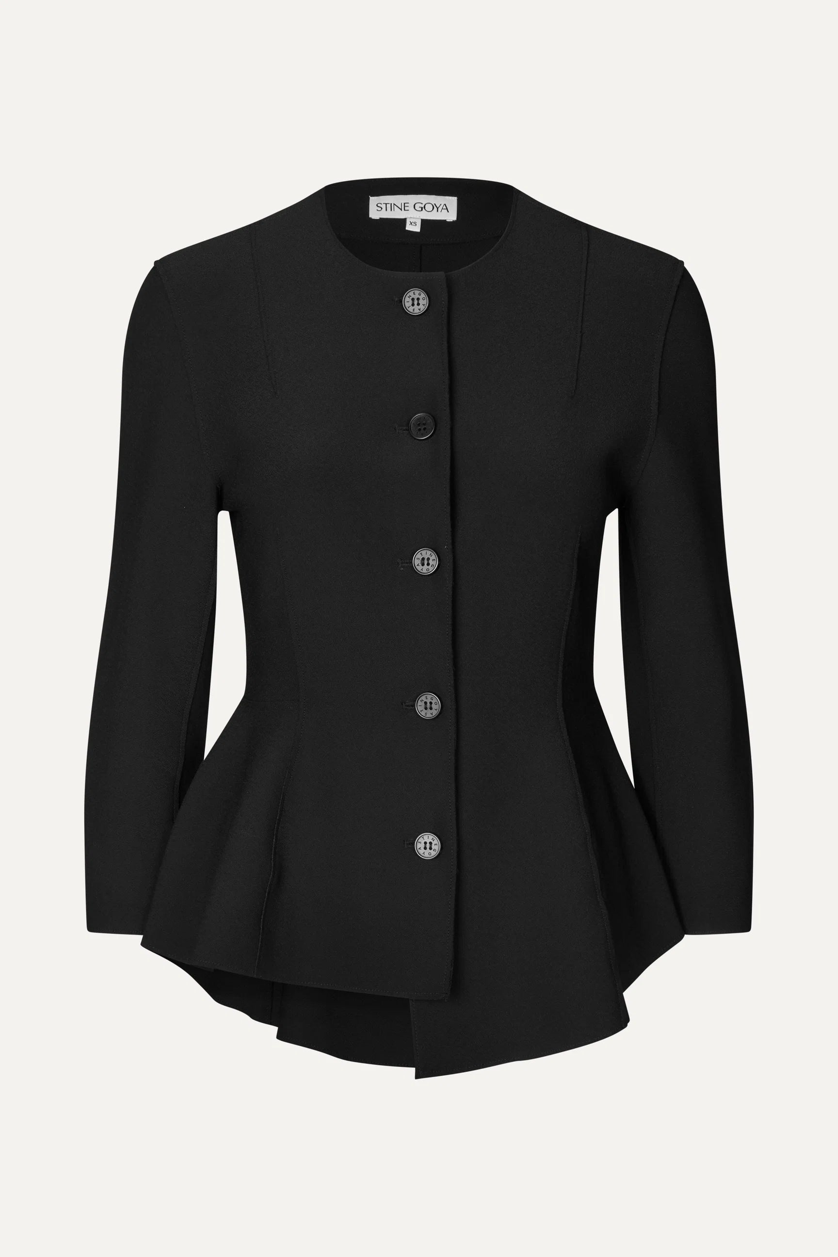 BOBO CHOSES Jacket "Flared button up" black