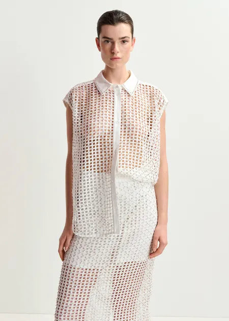 Essentiel Antwerp Skirt HANDKERCHIEF white