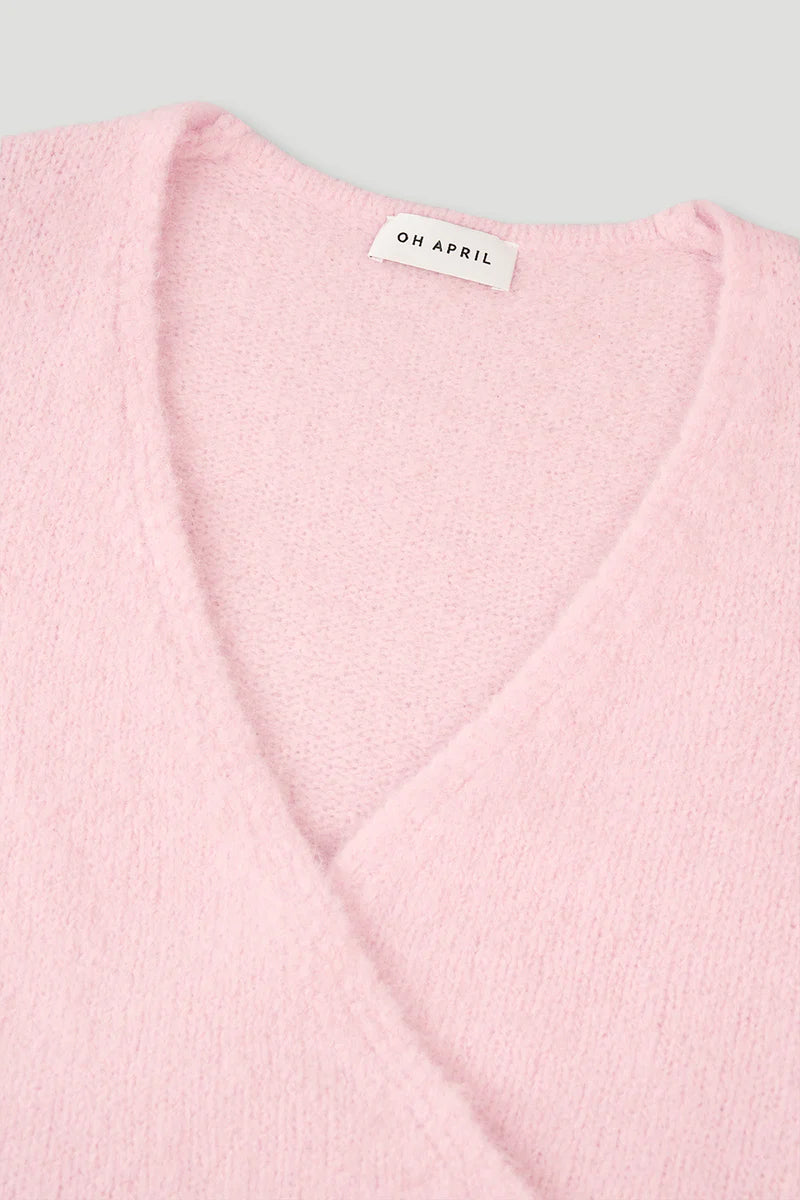 OH APRIL Cardigan "Indie" sugar pink