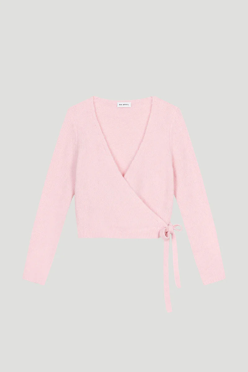 OH APRIL Cardigan "Indie" sugar pink