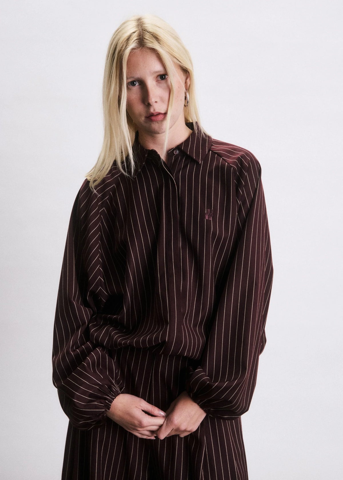 JIJI Blouse "Omar" bordeaux