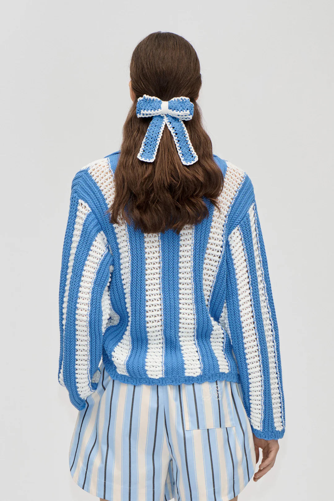 STINE GOYA Cardigan "Baseball stripes"