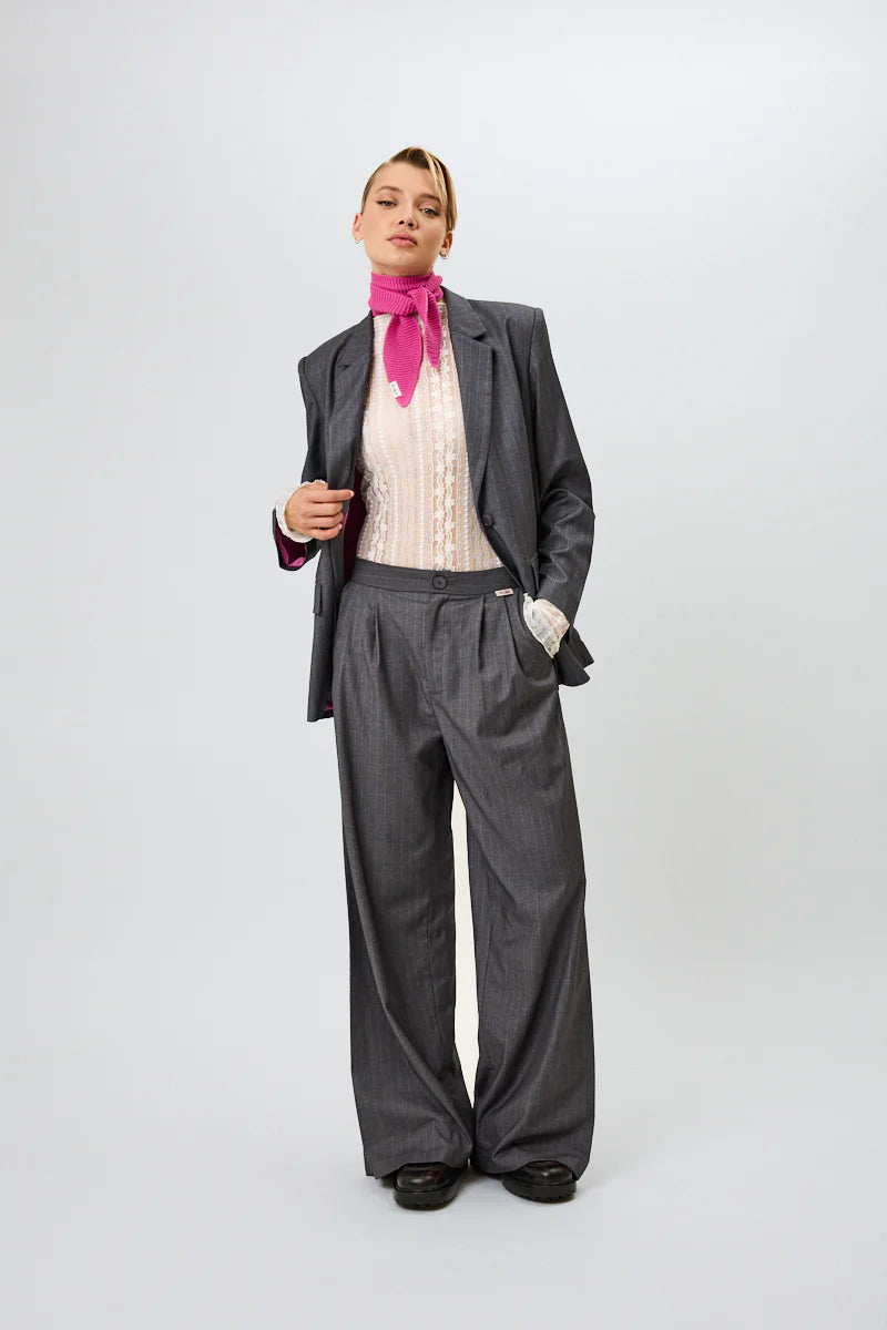OH APRIL Pants "Leana" pinstripe