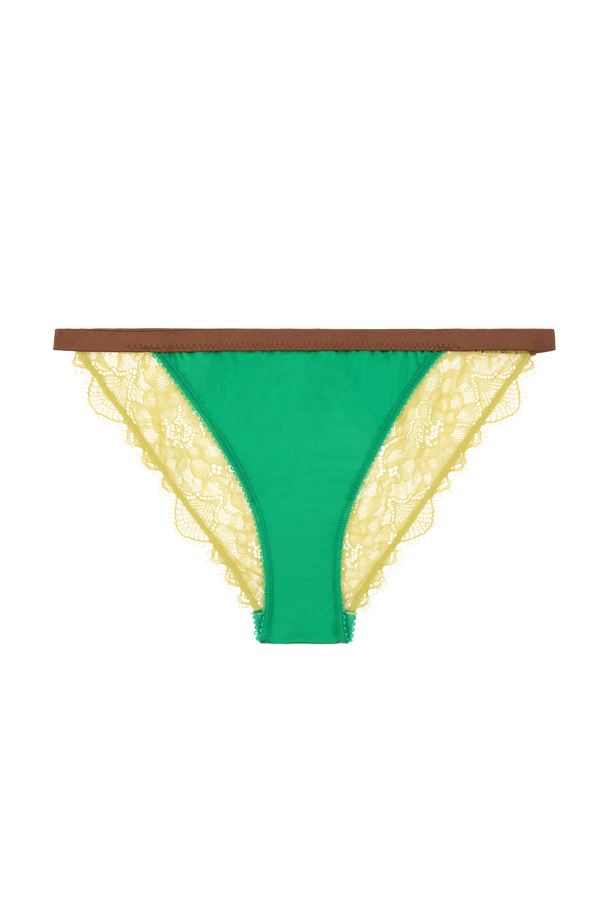 LOVE STORIES Brief "Wild Rose" bright green