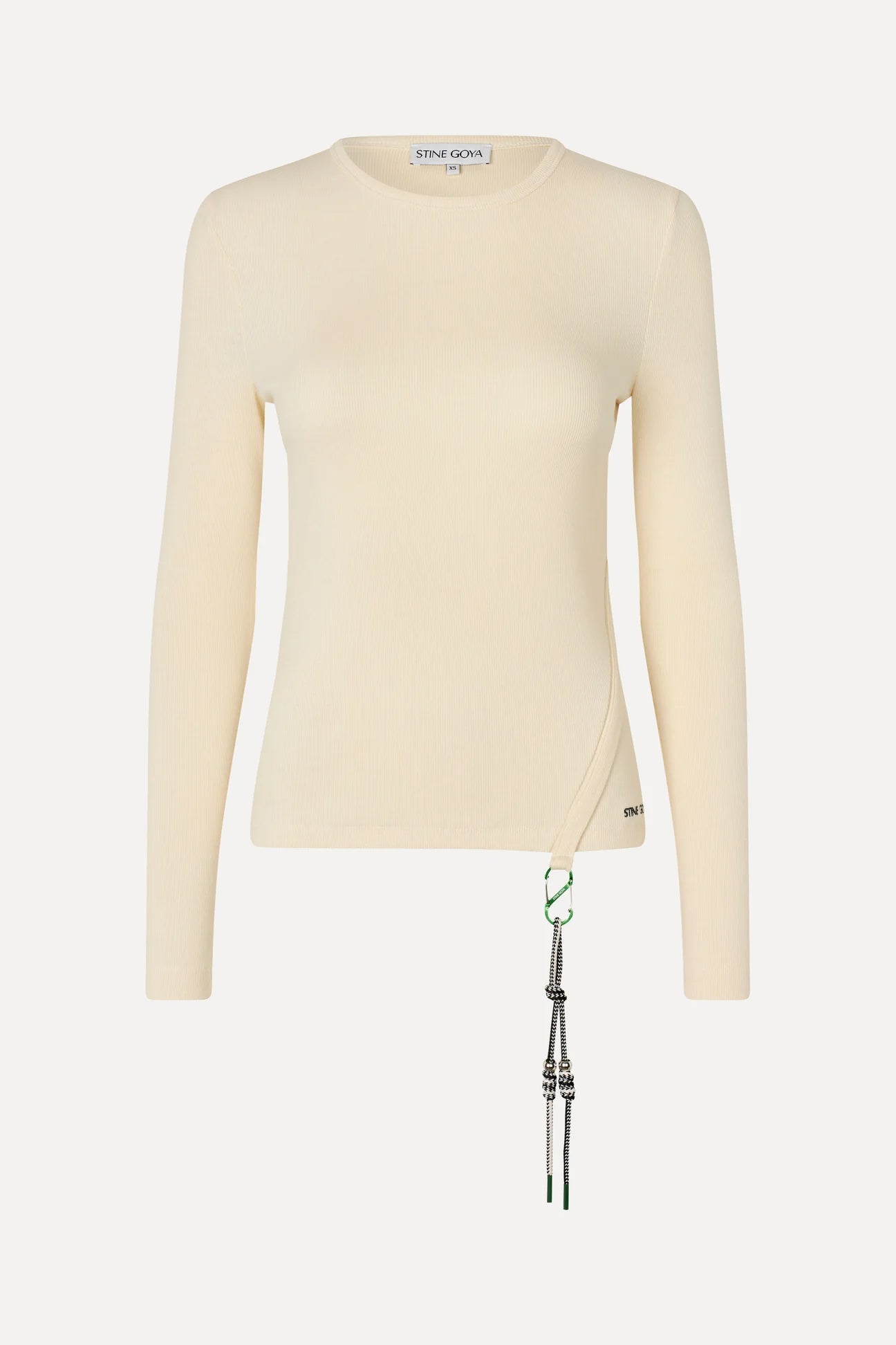 STINE GOYA Longsleeve "Carabiner" White