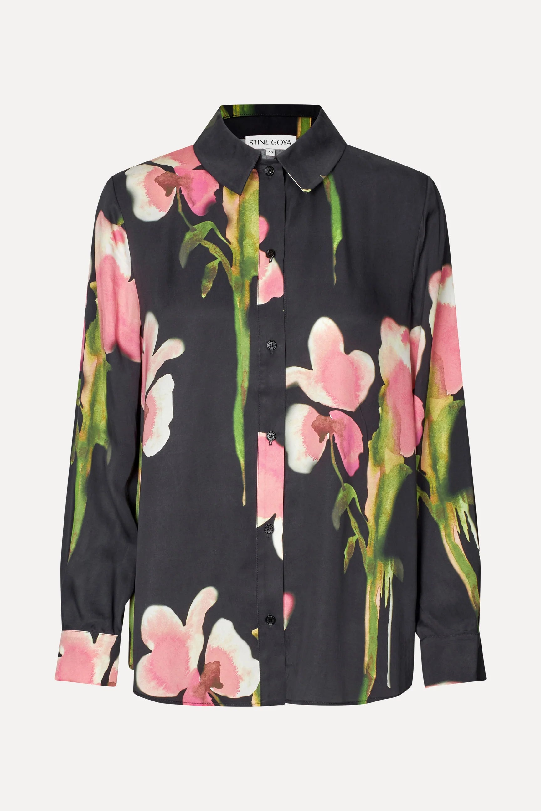 STINE GOYA Shirt melting flowers