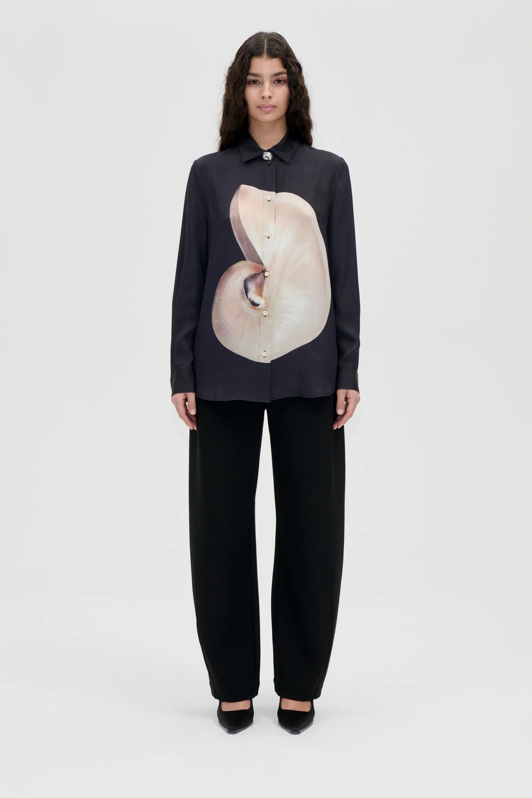 STINE GOYA Shirt "Pearl of Order" black