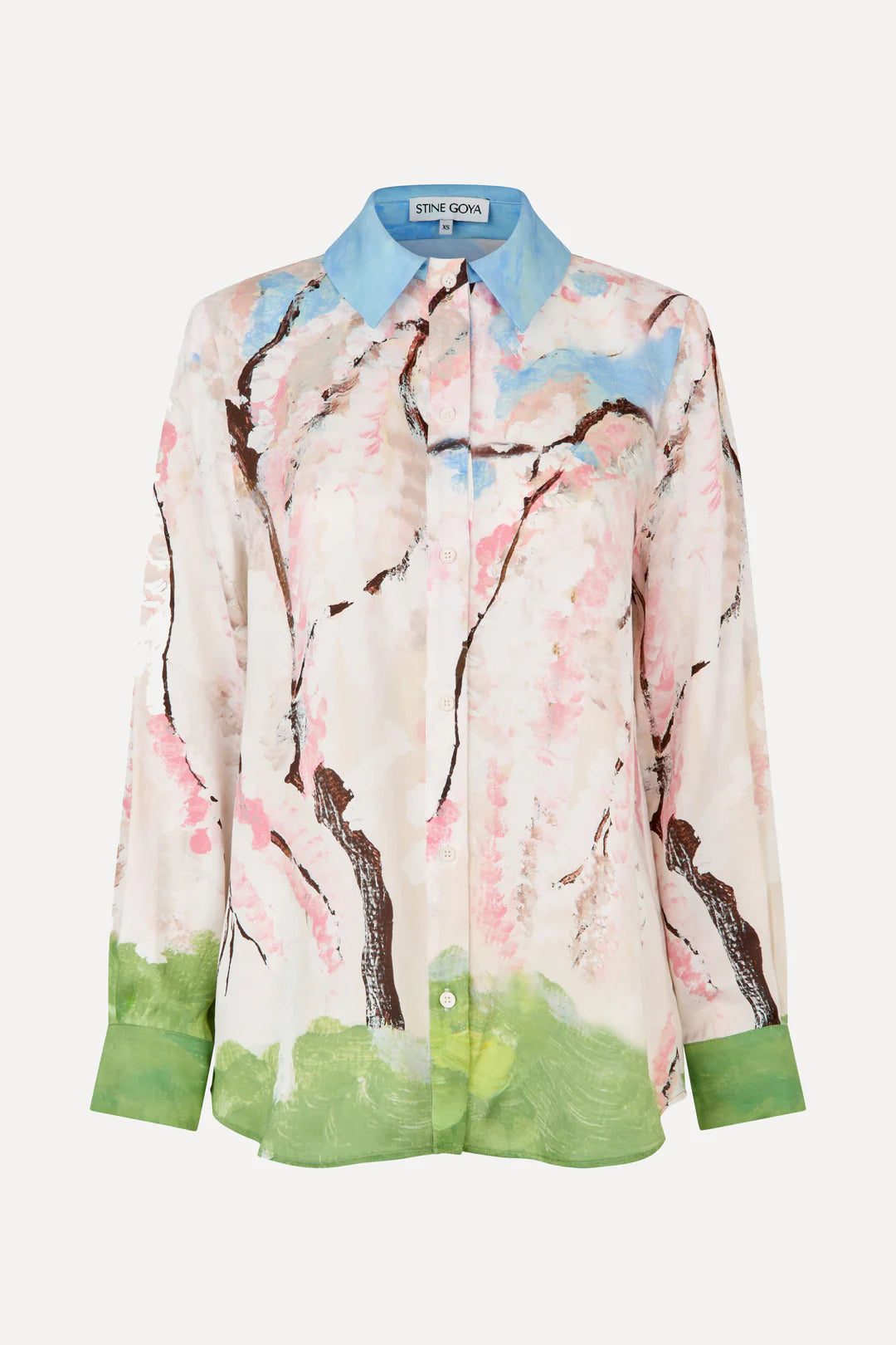STINE GOYA Shirt "Cherry Blossom"