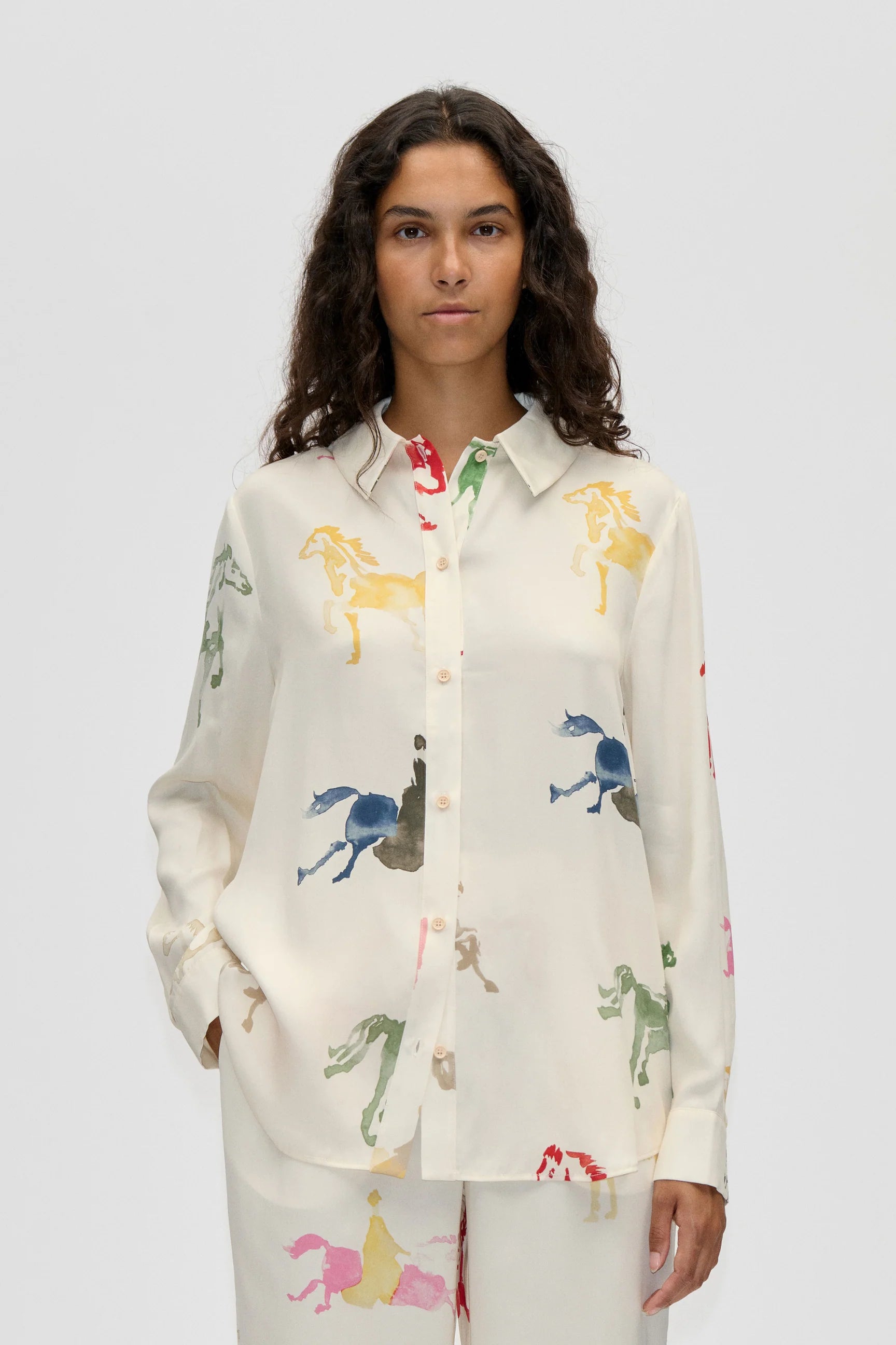 STINE GOYA Shirt "Horses"