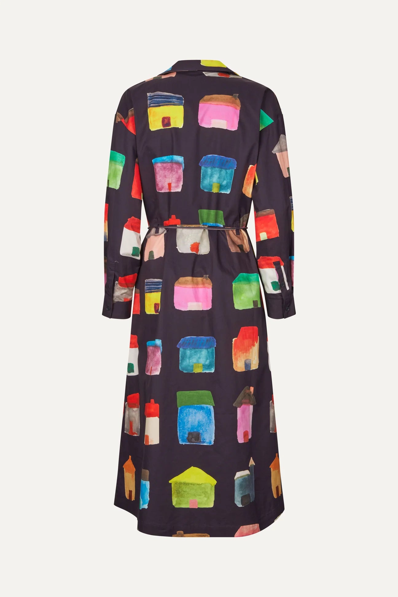 STINE GOYA Workwear Midi Dress "Refugios"