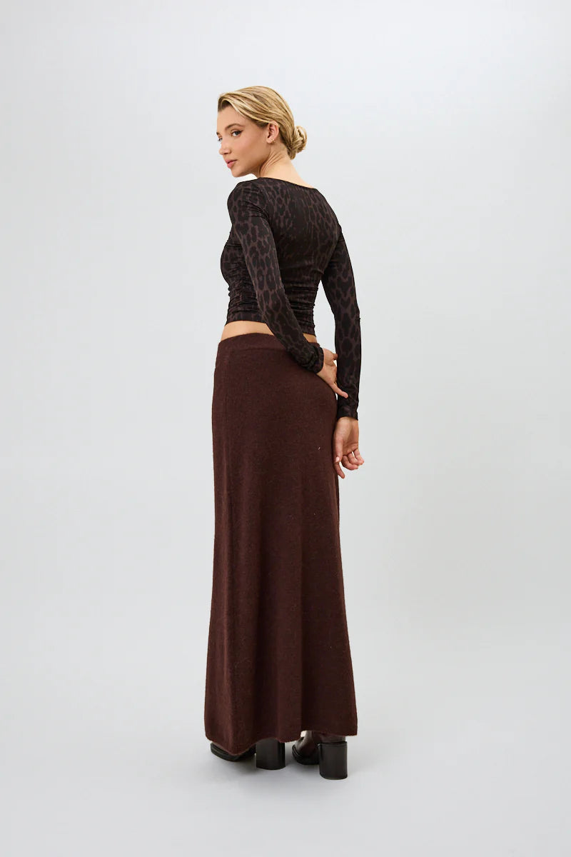 OH APRIL Top "Maeve" leo truffle