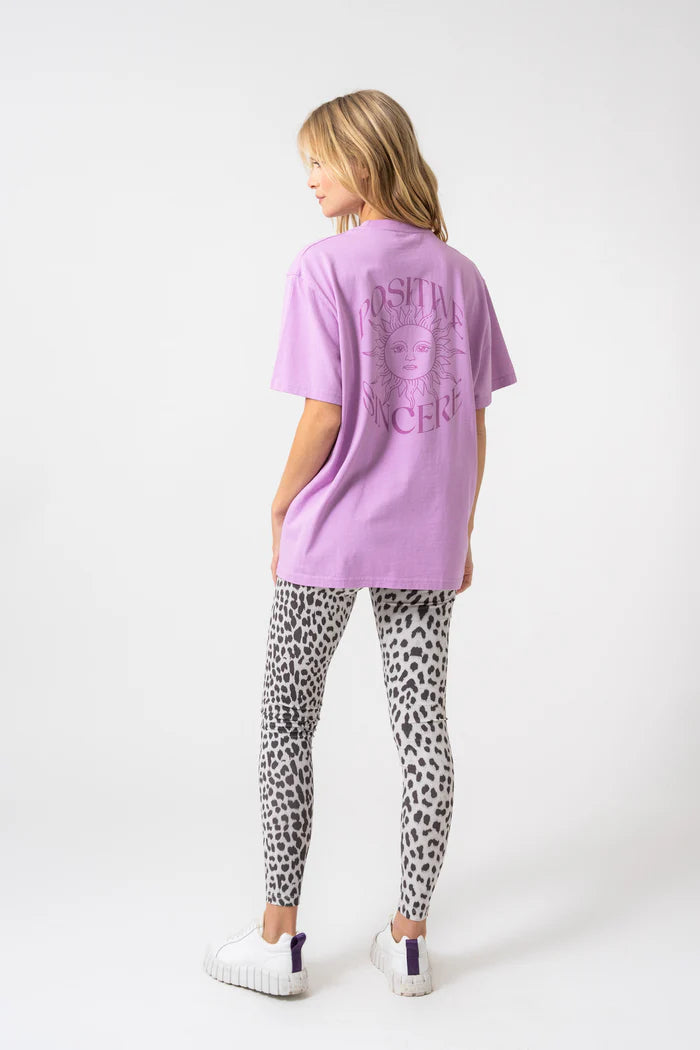 Oh April T-Shirt BF Positive bright lilac