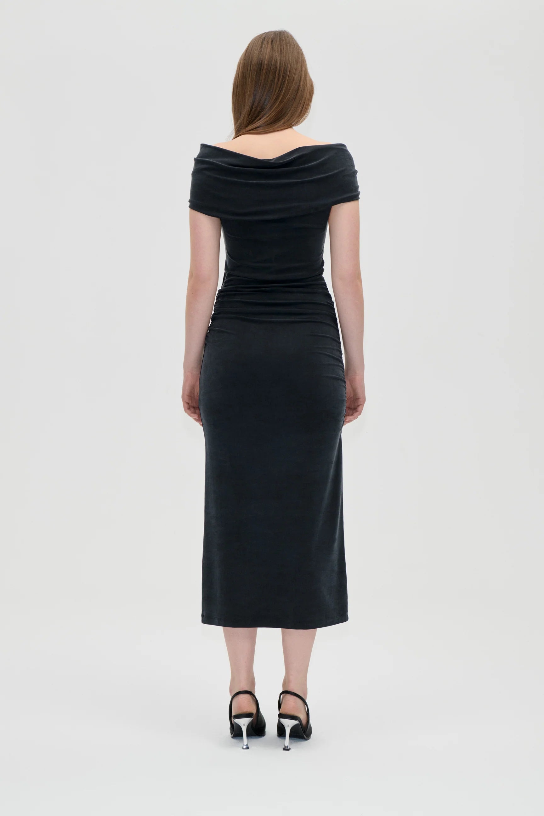 STINE GOYA Dress "One shoulder" black