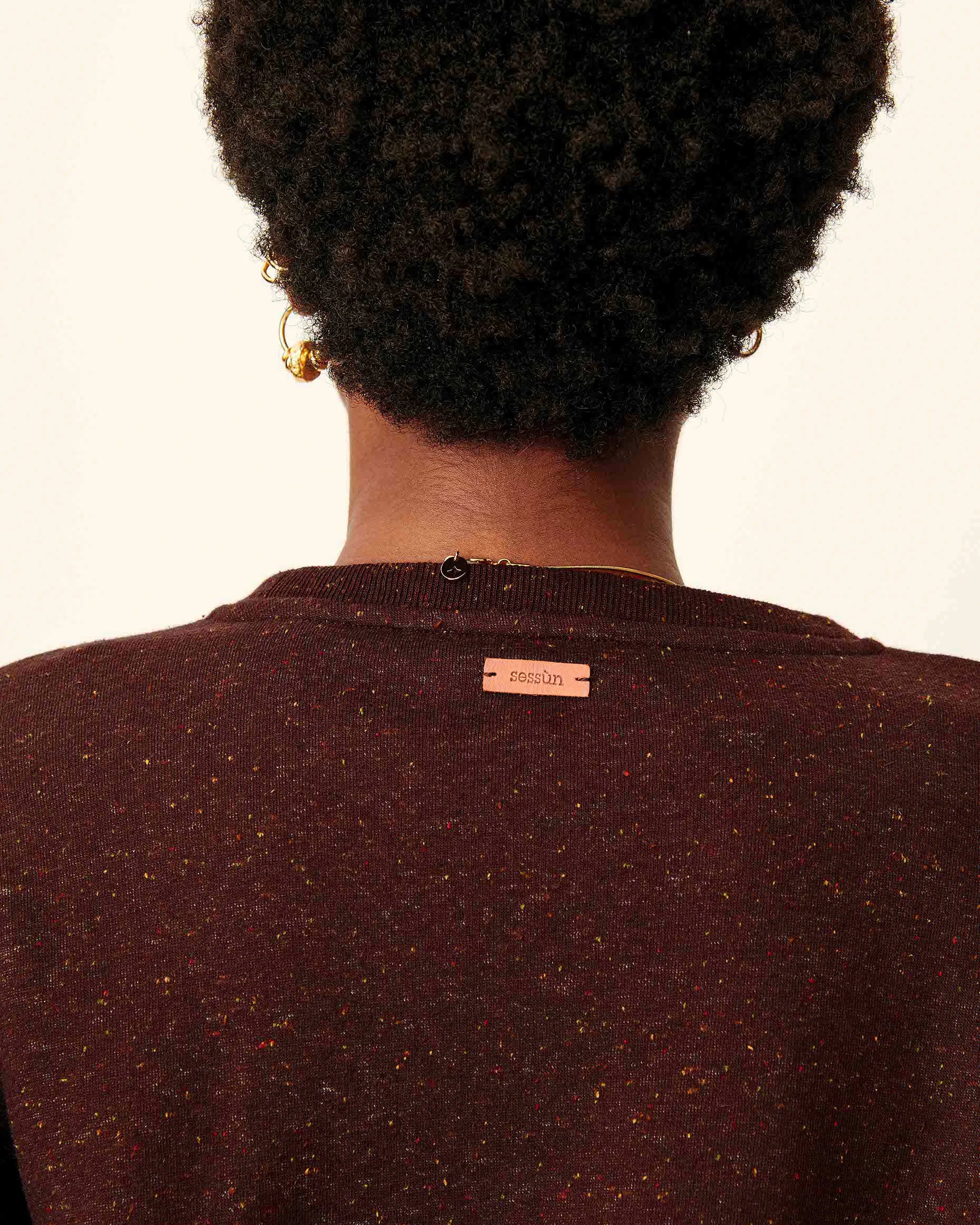 SESSUN Sweater "Chebbi" ganache