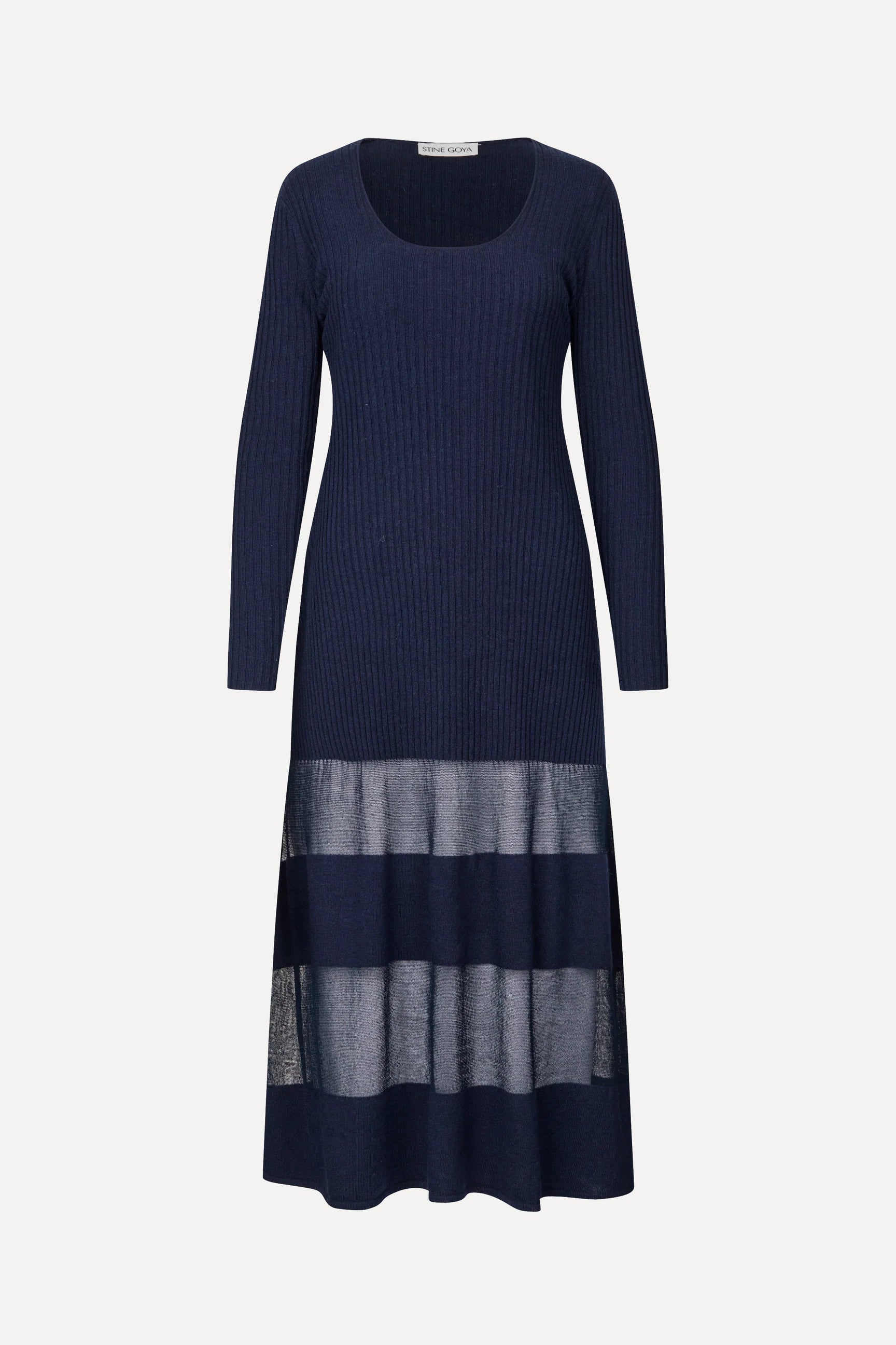 STINE GOYA Dress "Scoopneck" navy