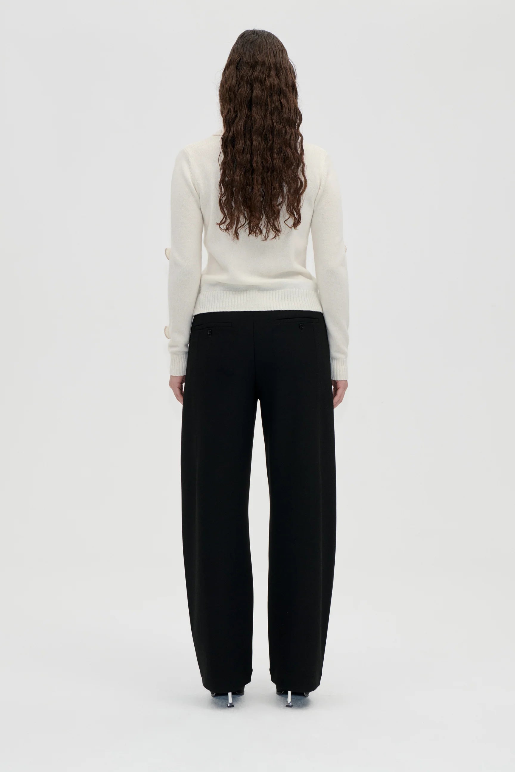 BOBO CHOSES Pants "Sharp pleat" black