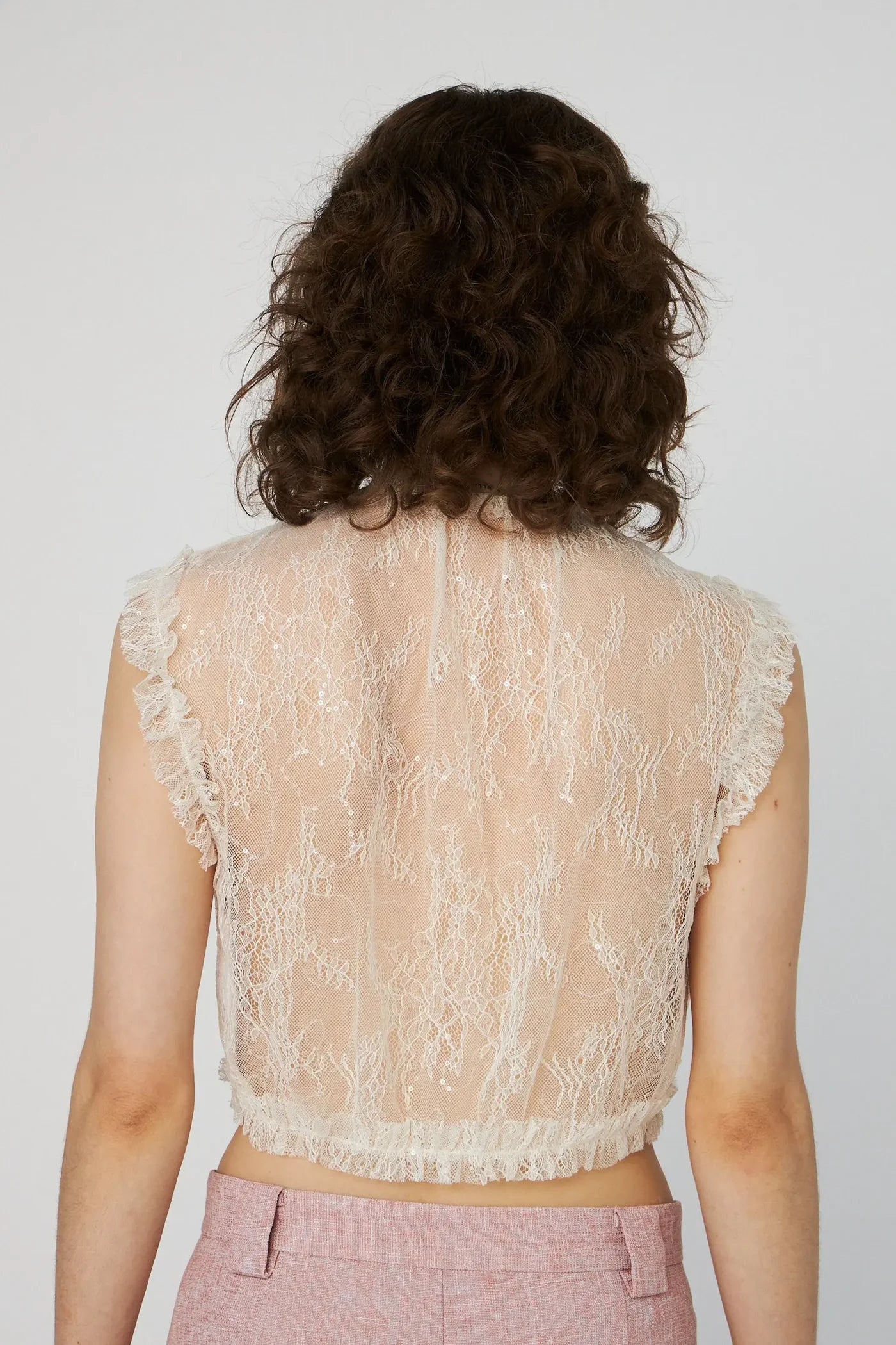 STELLA NOVA Lace Top creme