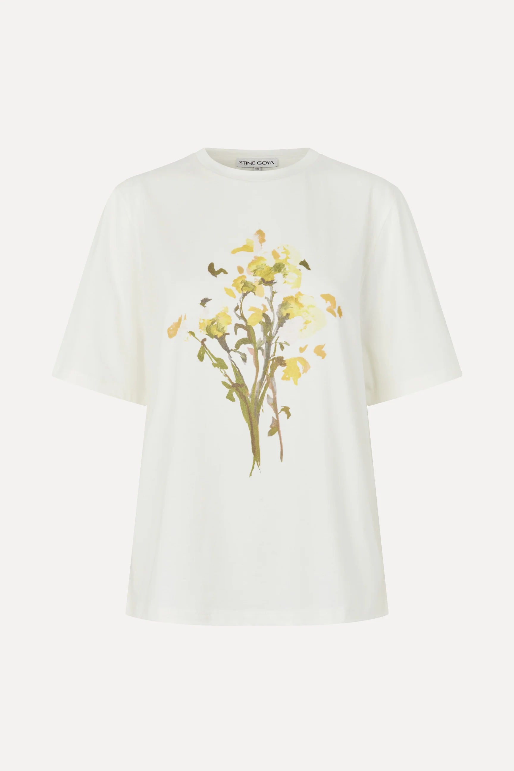 STINE GOYA T-Shirt "Petunia Bouquet" white