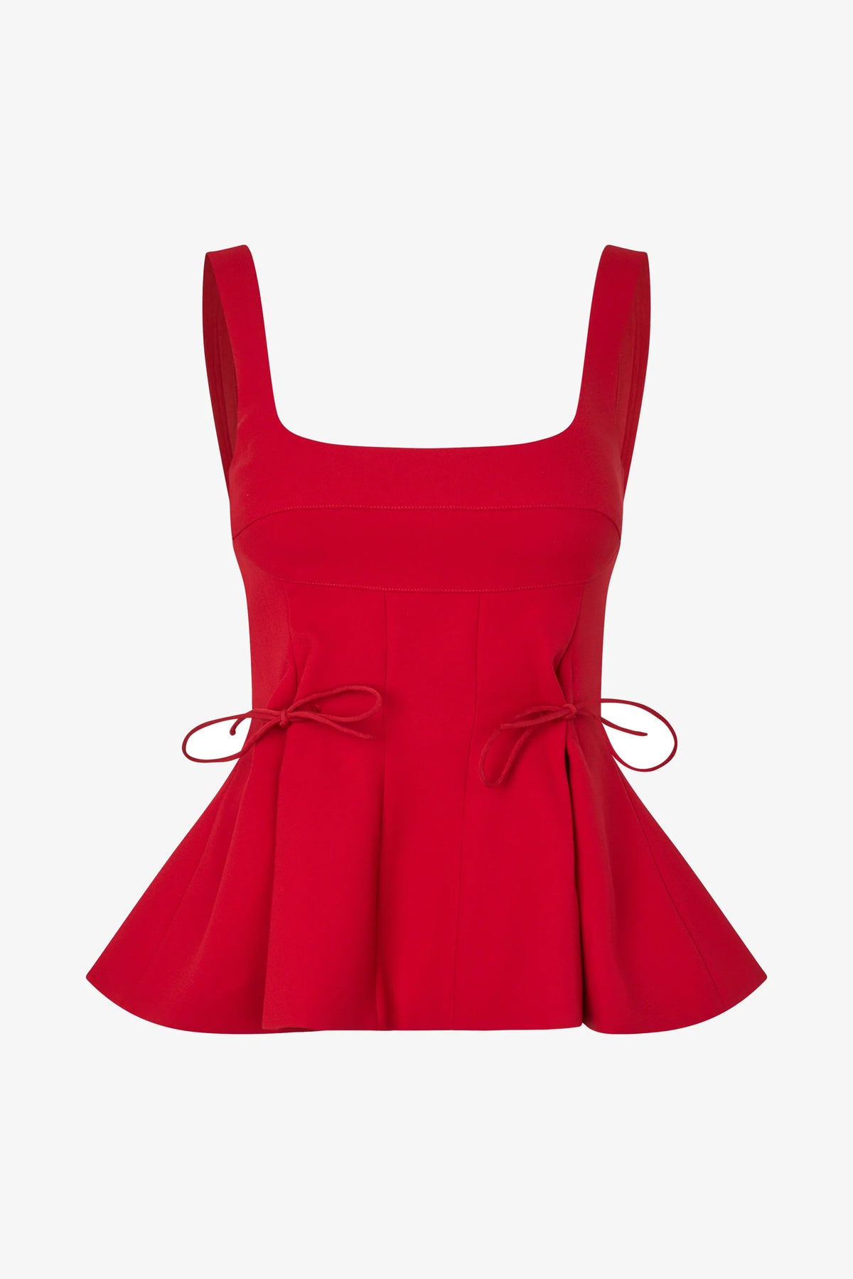STINE GOYA Top "Fitted waist" ruby red