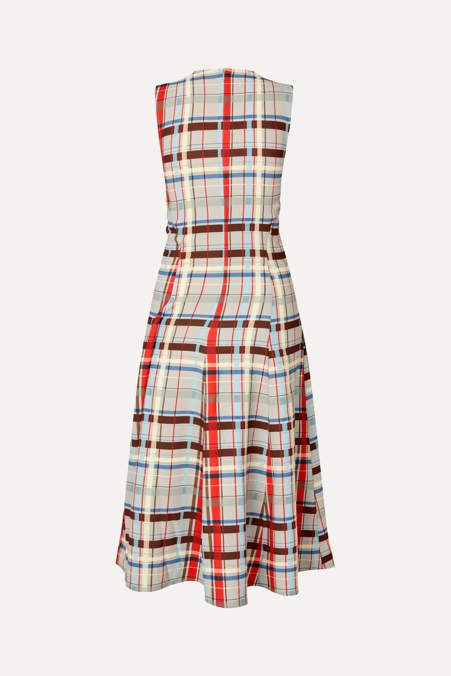 STINE GOYA Dress "Scarlet grid"