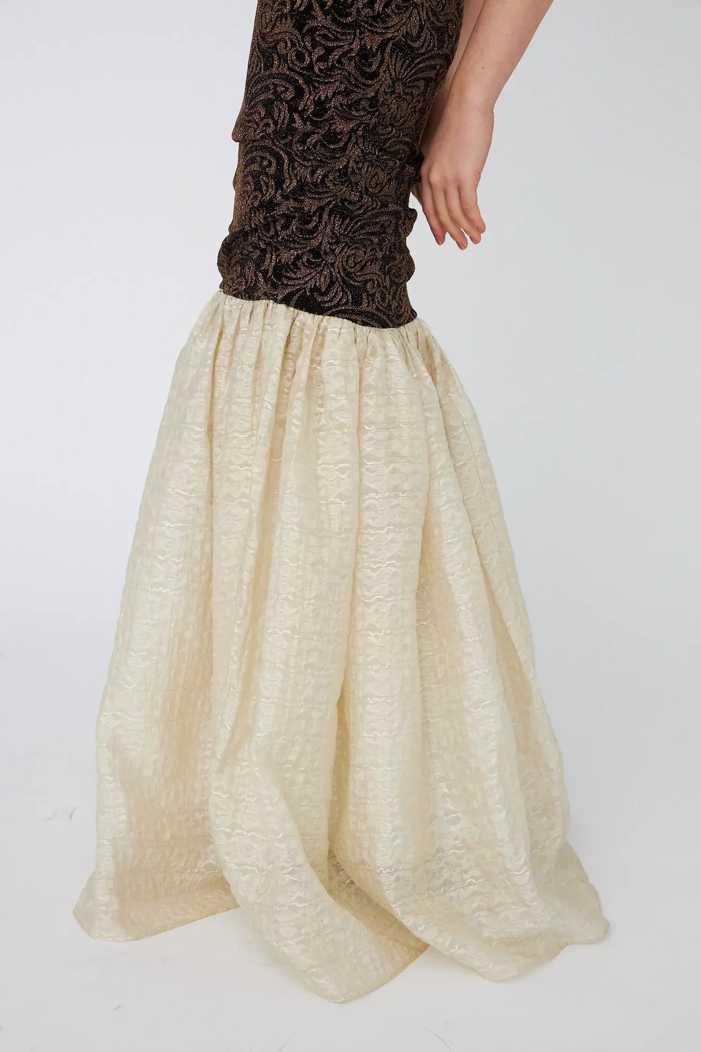 STELLA NOVA Strapless jersey maxi dress