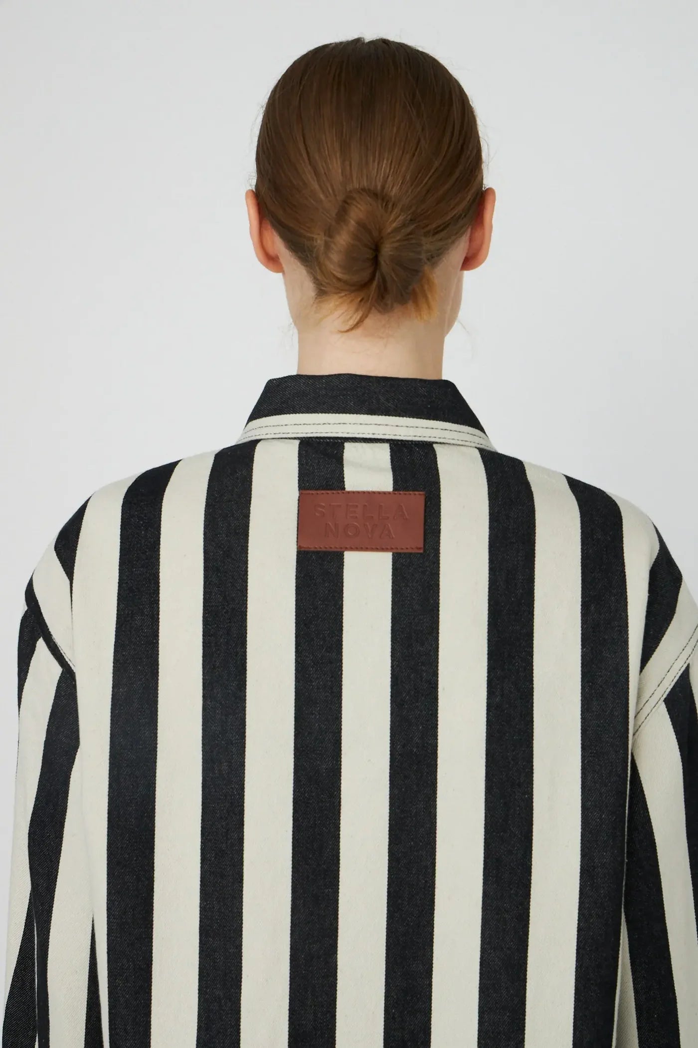 STELLA NOVA Shirt striped black/creme
