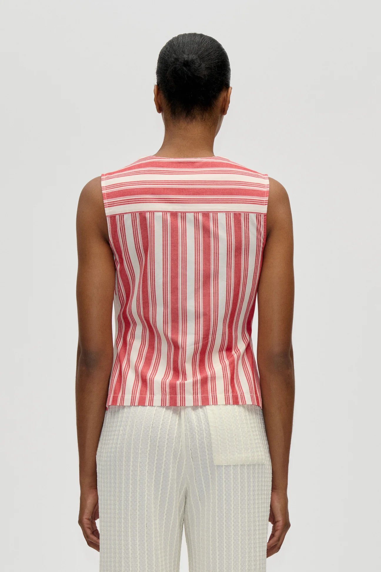 STINE GOYA Vest "Tie Front" scarlet trot
