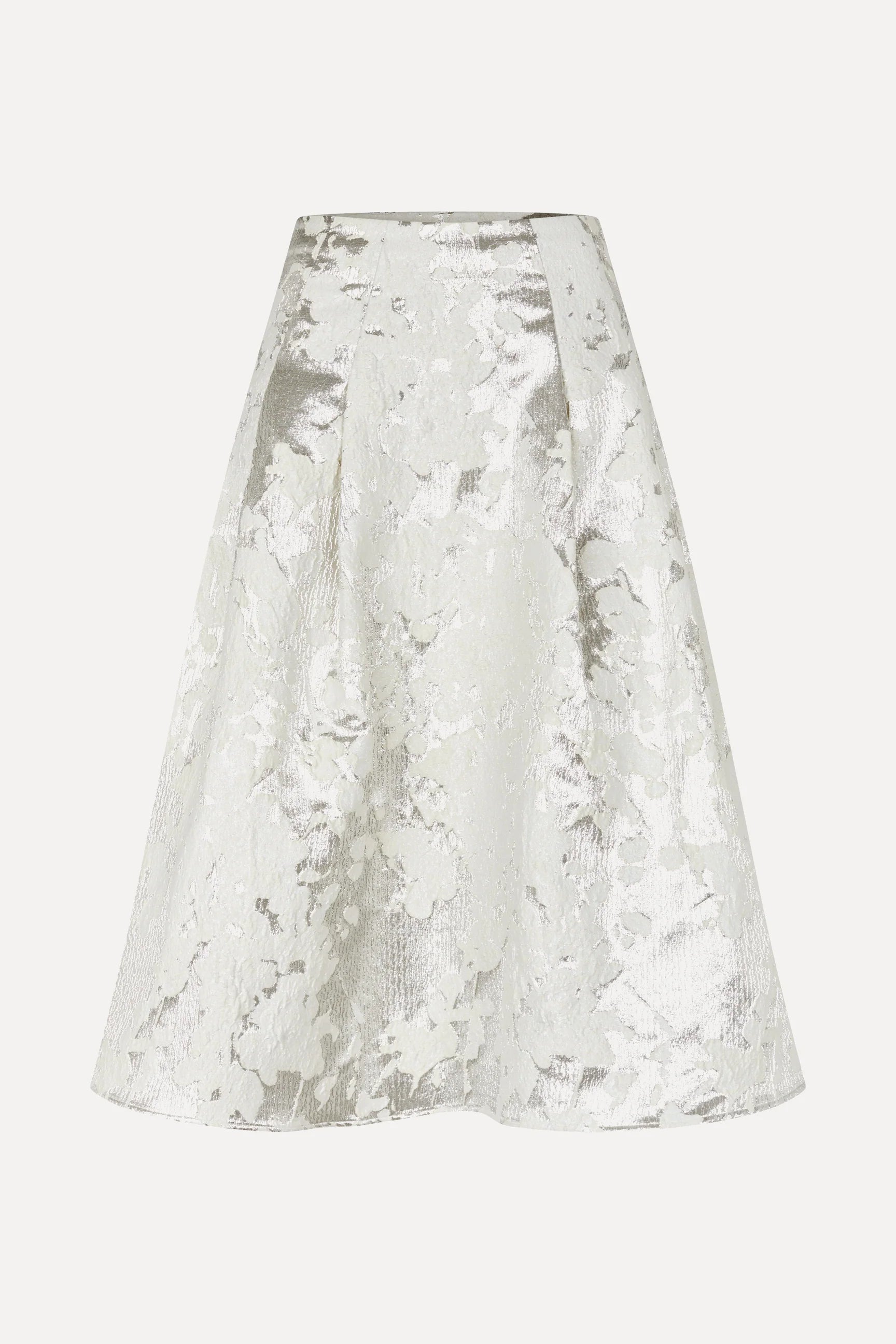 STINE GOYA Skirt "Lurex Garden" silver