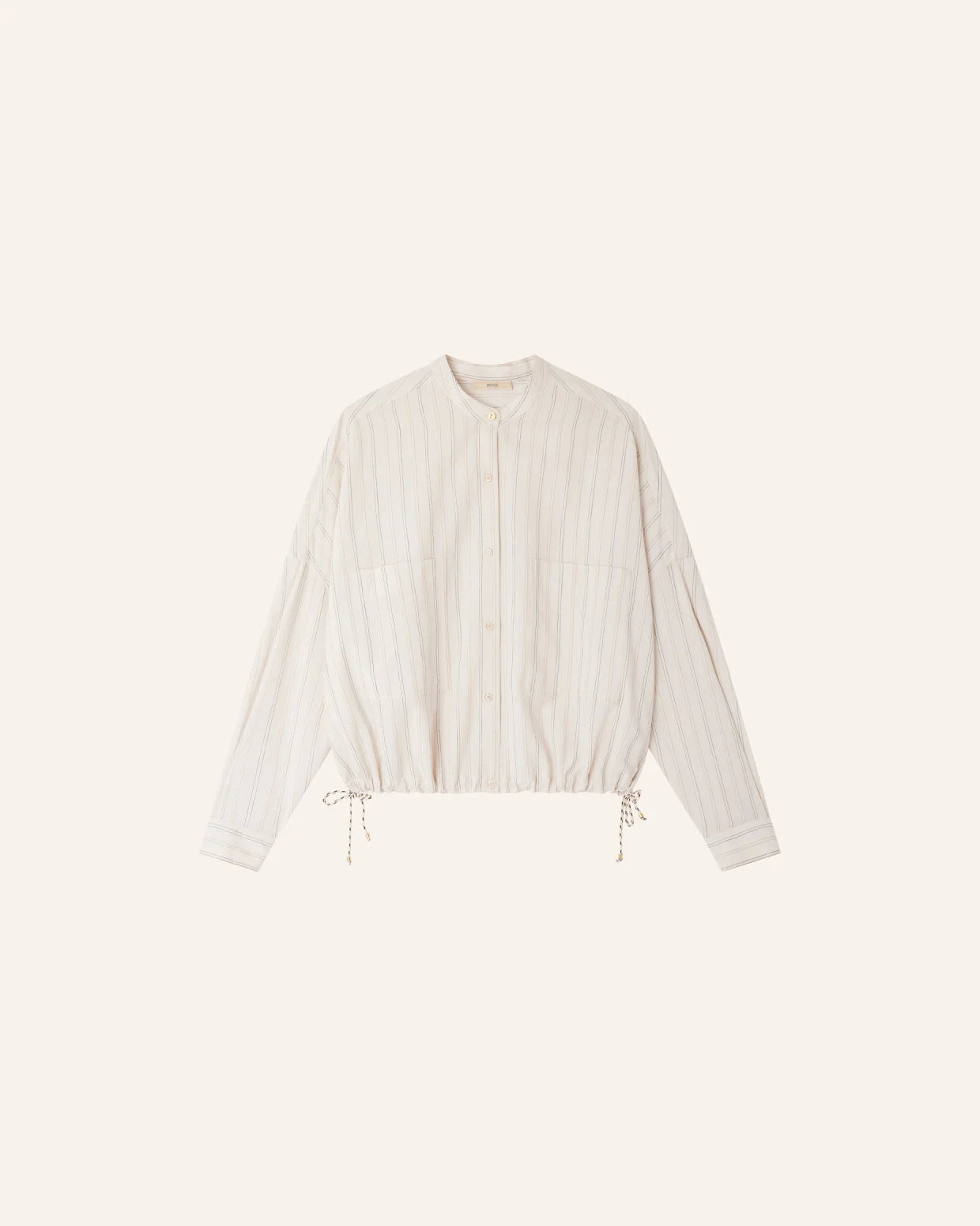 SESSUN Shirt "Cadaques" milkyblack