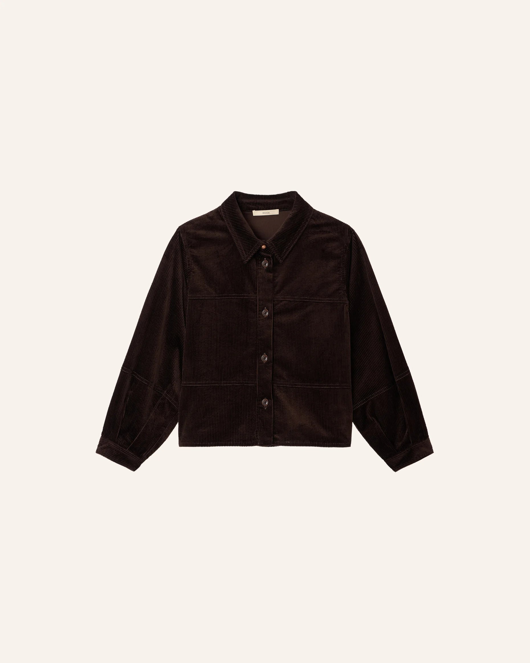 SESSUN Shirt "Leotown" coffea