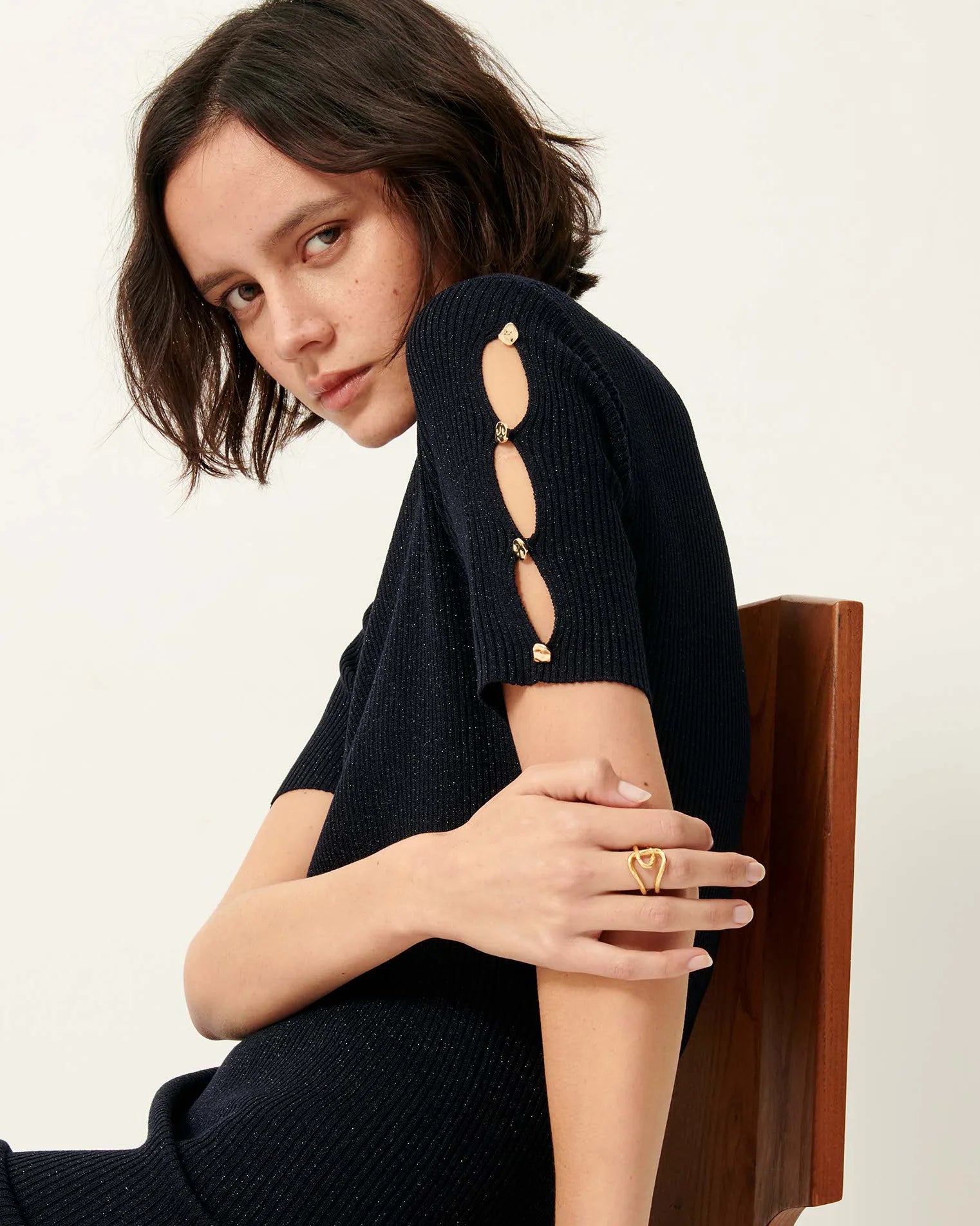 SESSUN Ring "Maiao" dore