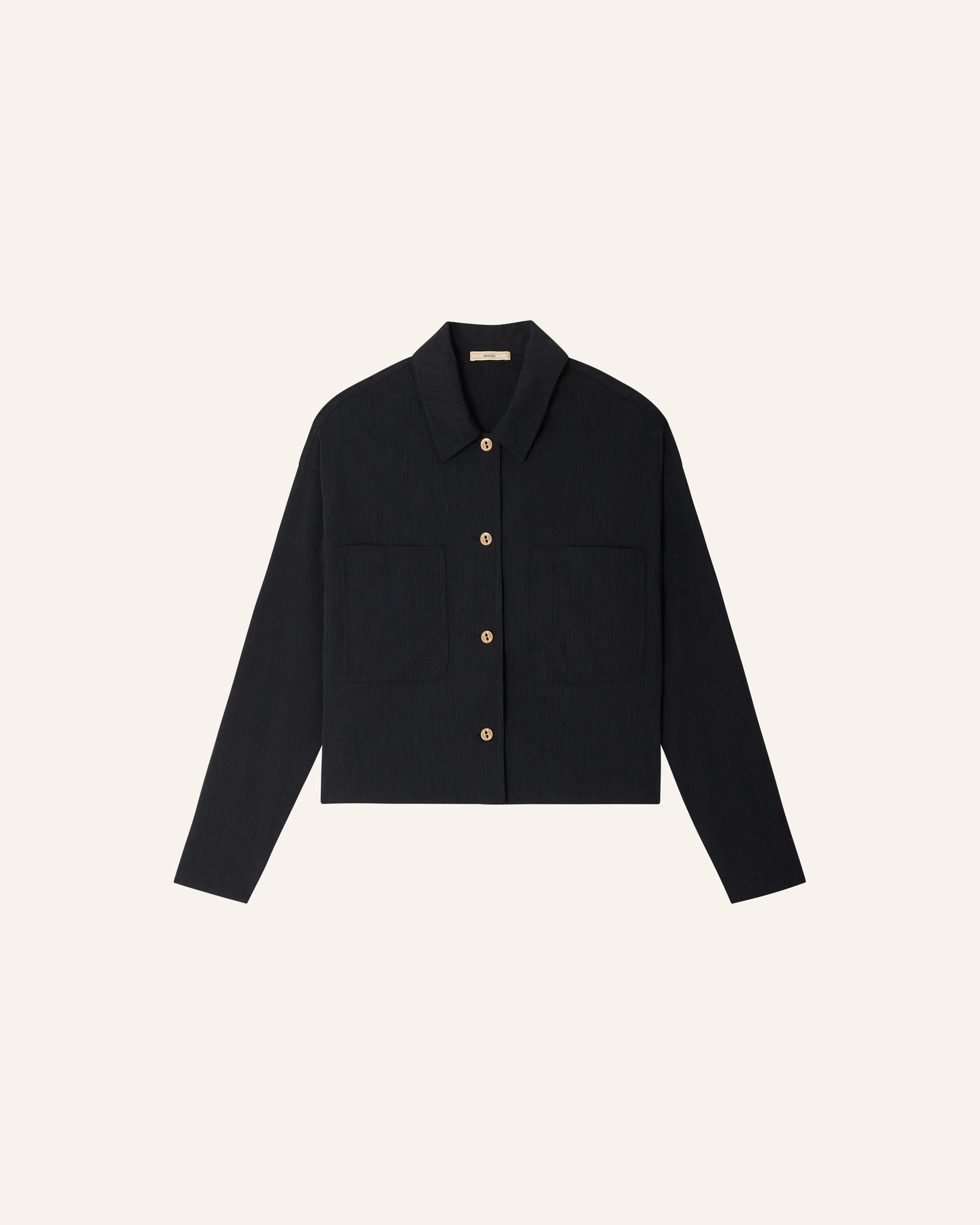 SESSUN Shirt "Notteri" carbonella