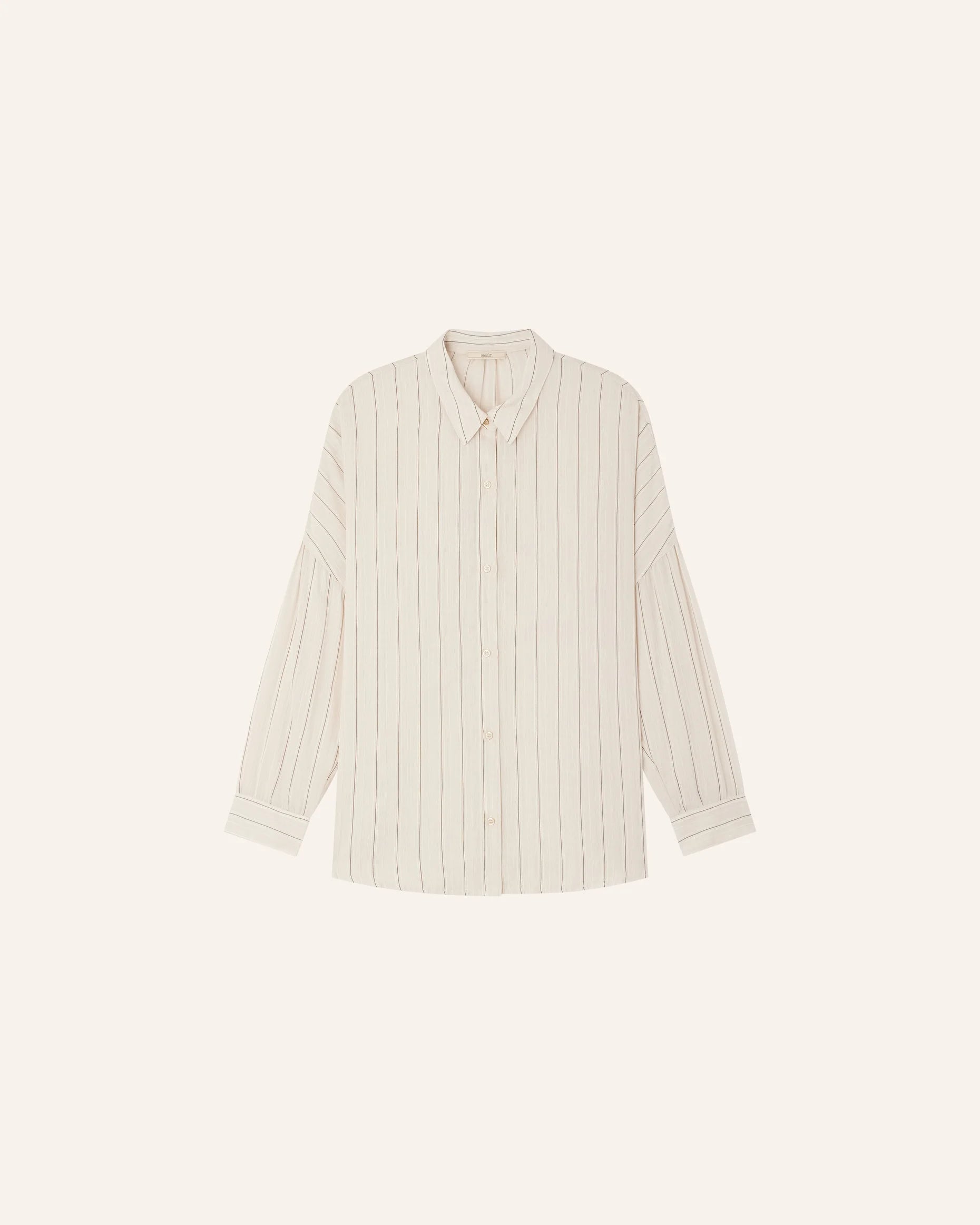 SESSUN Shirt "Botan" sandblack