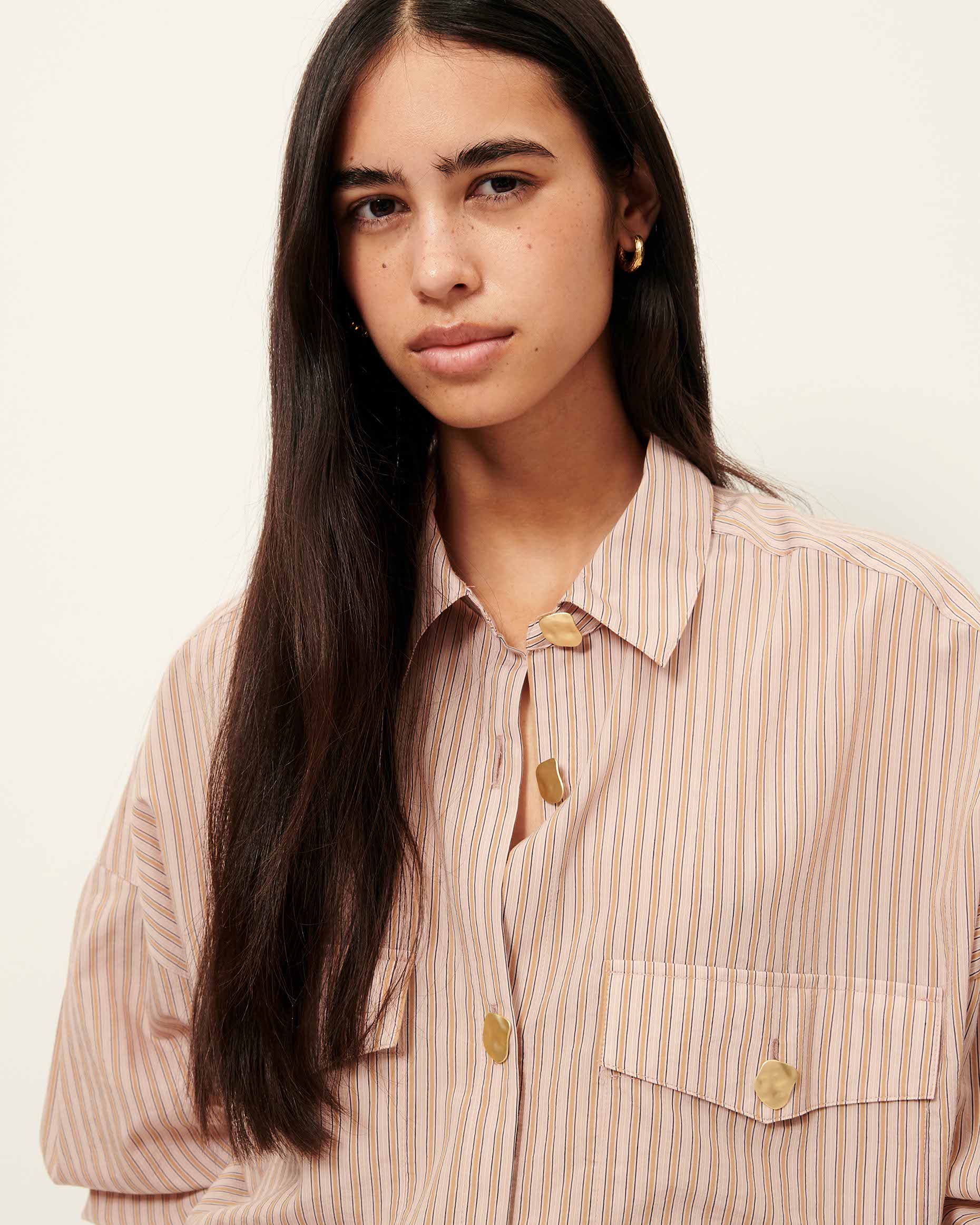 SESSUN Shirt "Balanca" rosasand