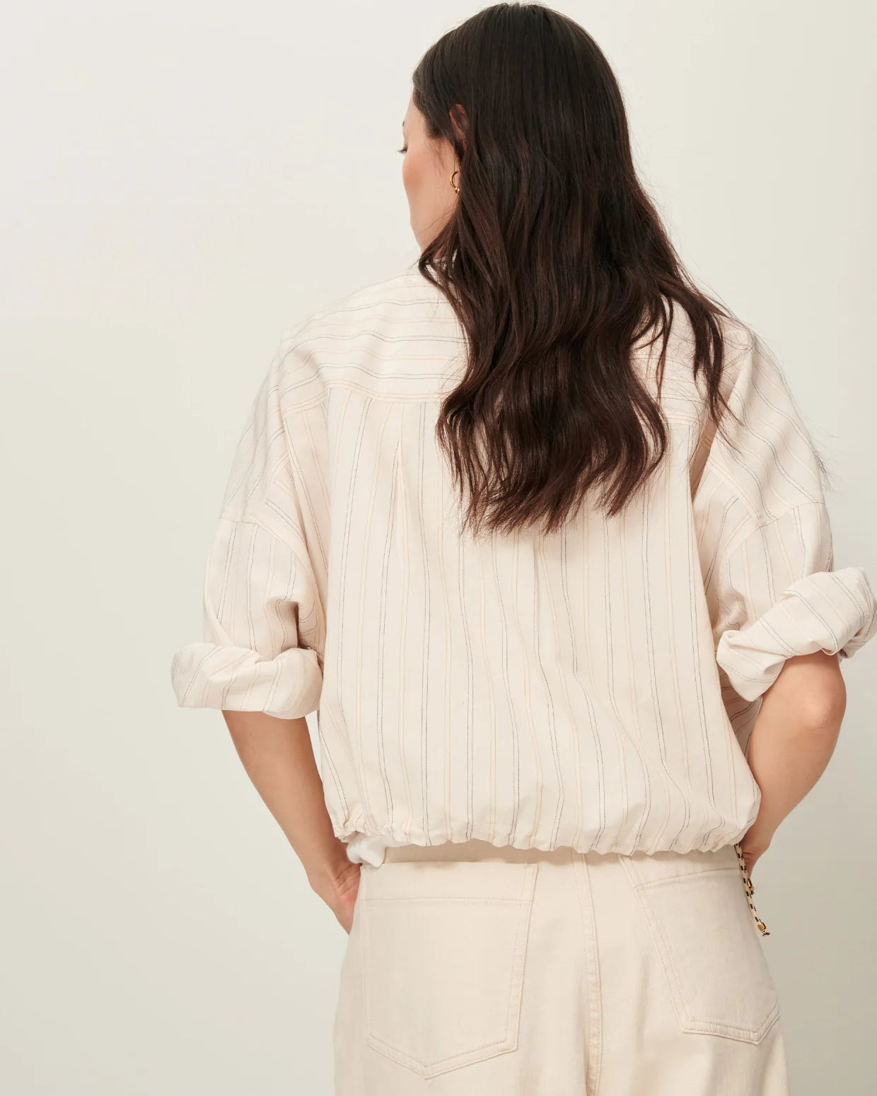 SESSUN Shirt "Cadaques" milkyblack