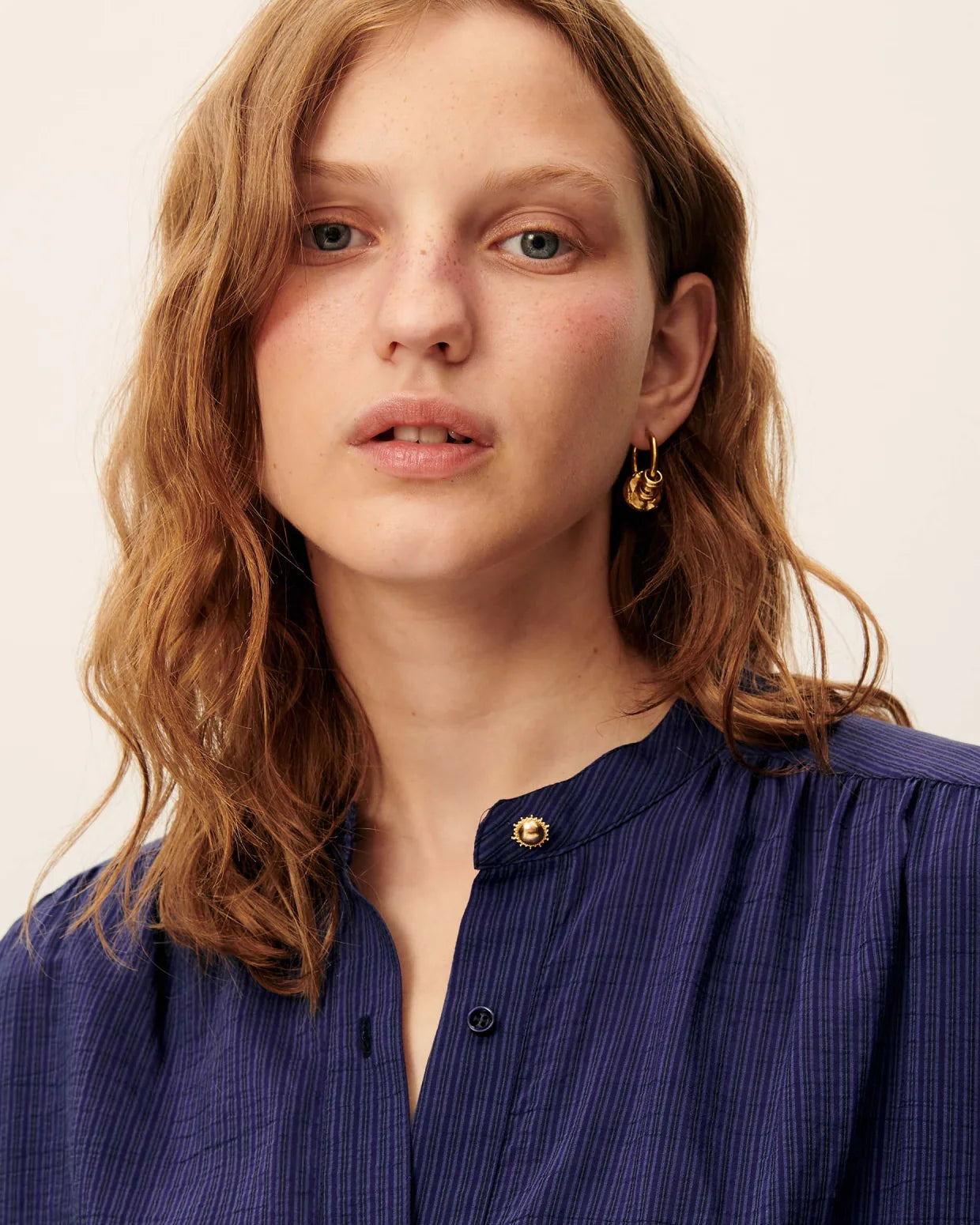 SESSUN Shirt "Camille" bleu emilienne