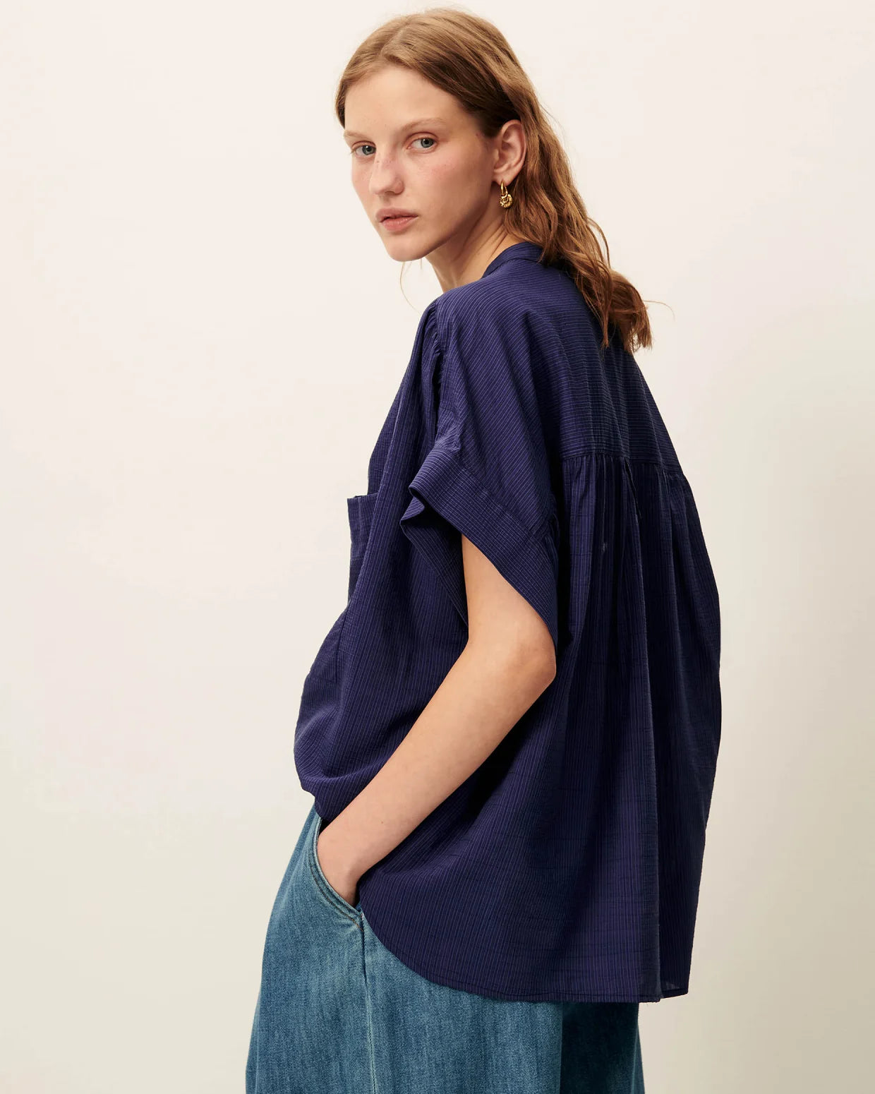 SESSUN Shirt "Camille" bleu emilienne
