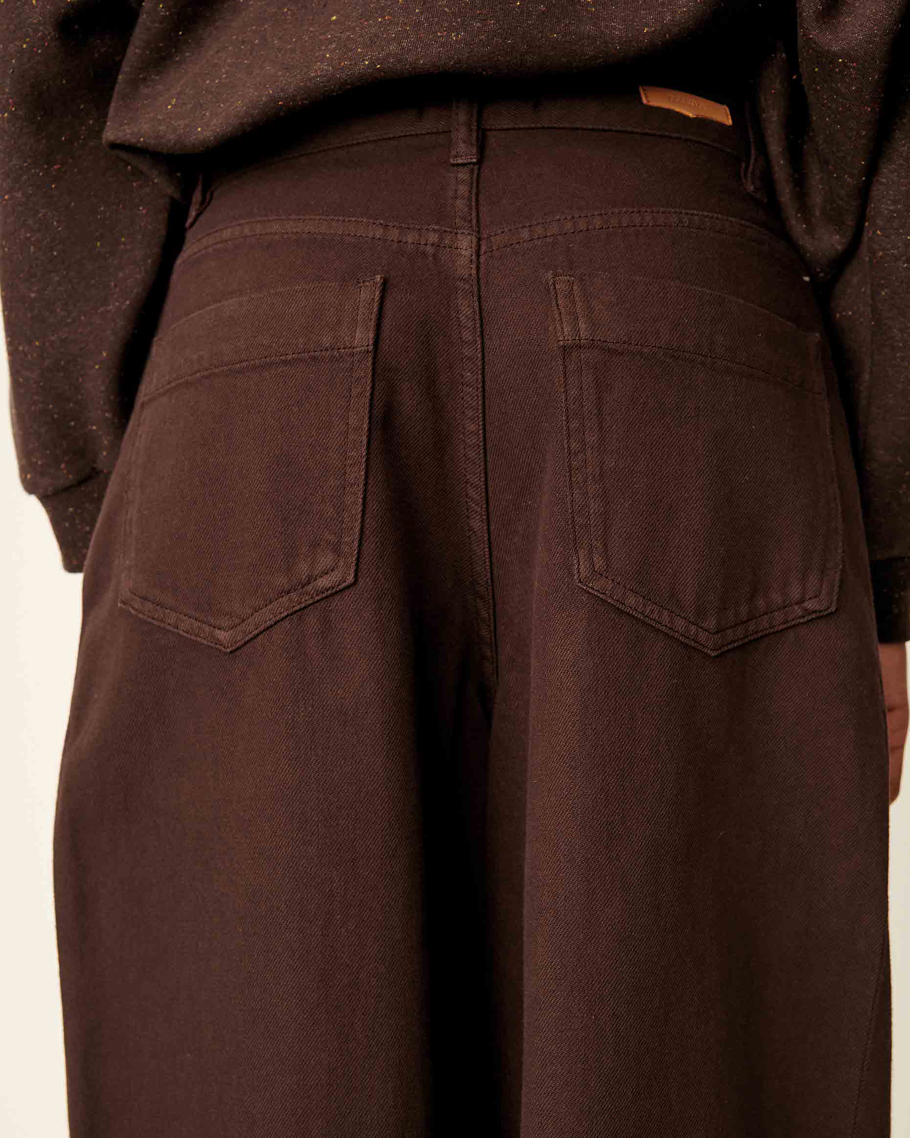 SESSUN Jeans "Dalt" coffea