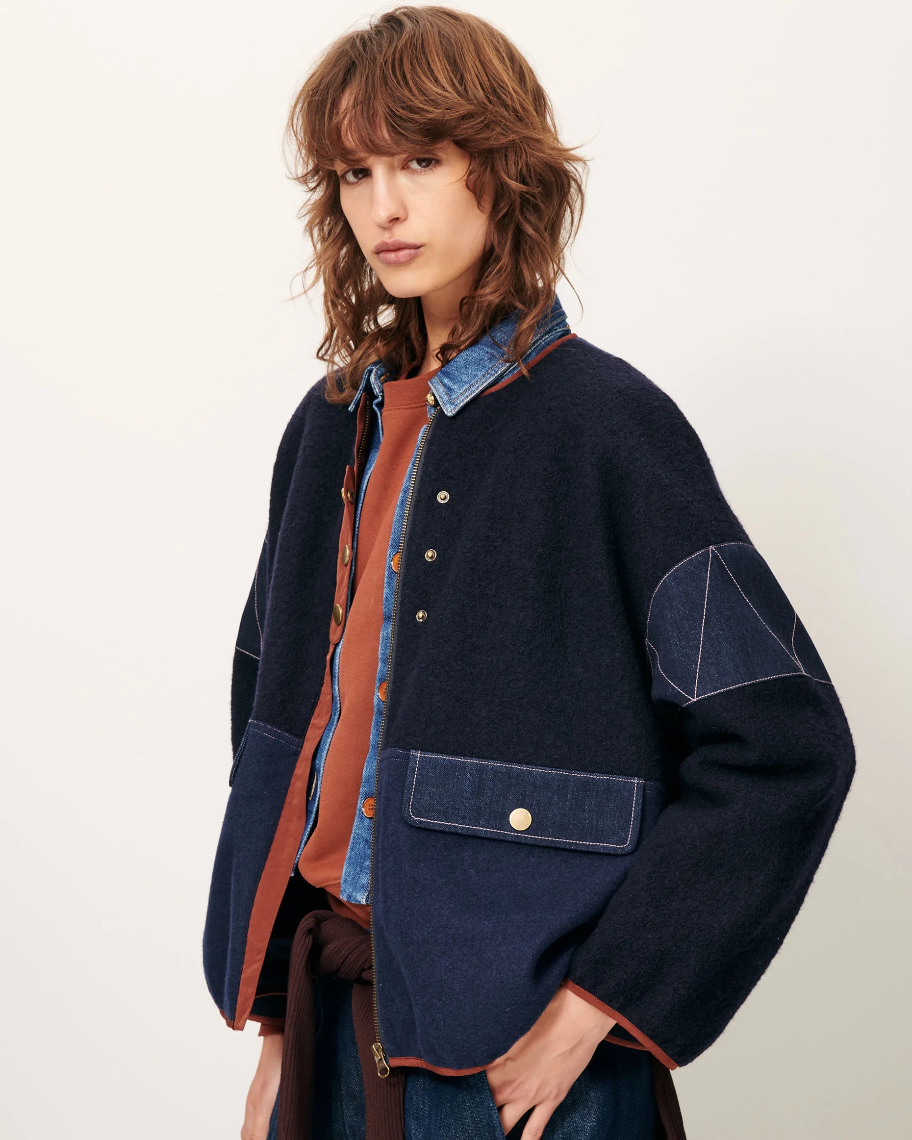 SESSUN Jacket "Cold night" mood indigo