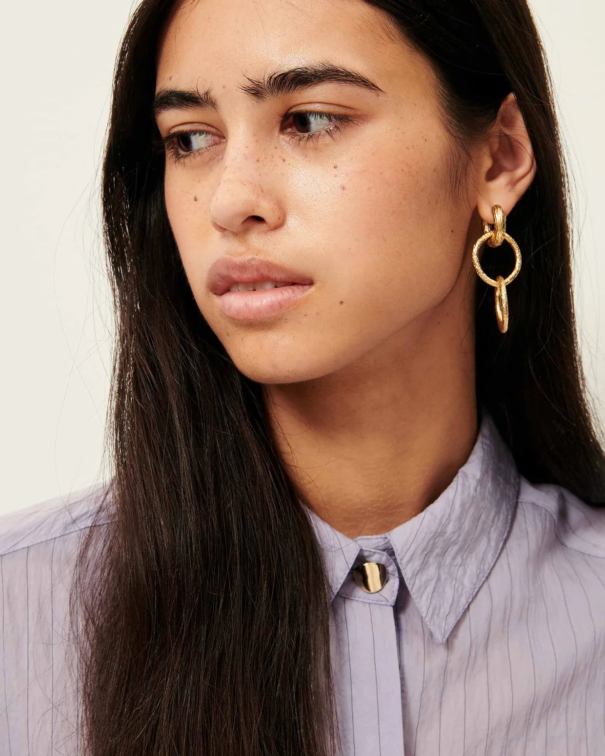 SESSUN Shirt "Danie" lila stone