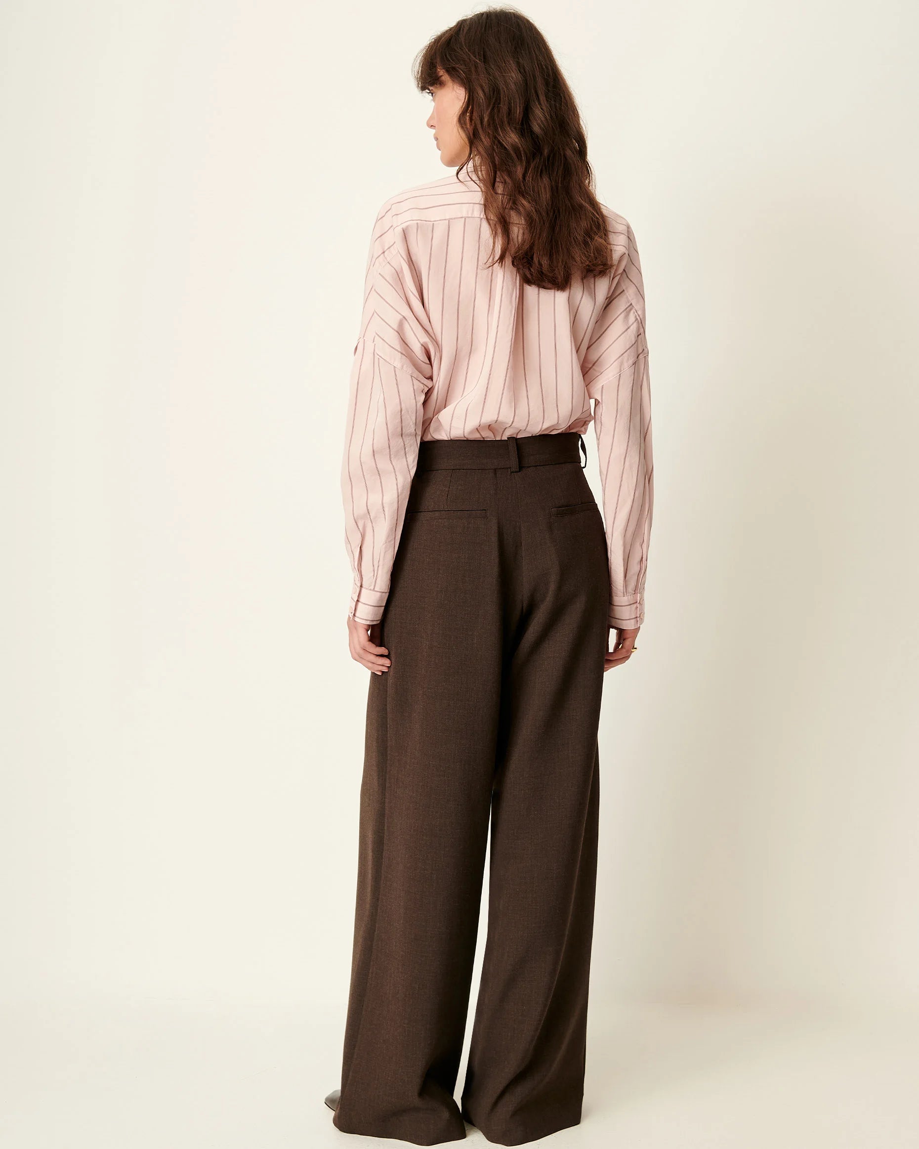 SESSUN Pants "Provenco" dark stone