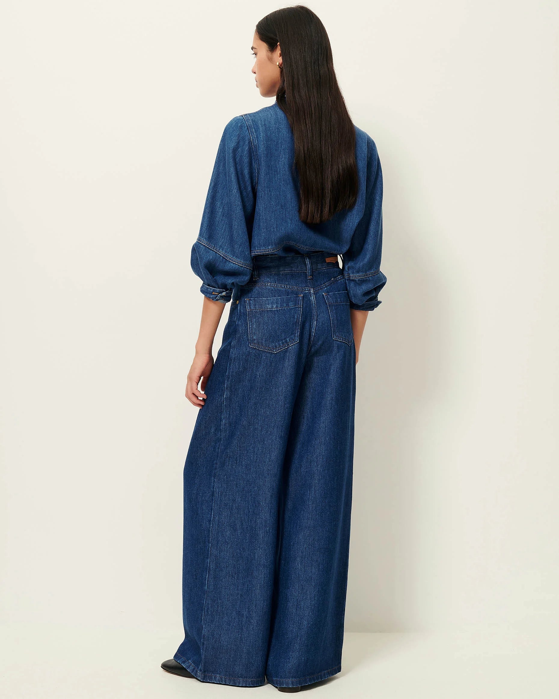 SESSUN Shirt "Leone" denim blue