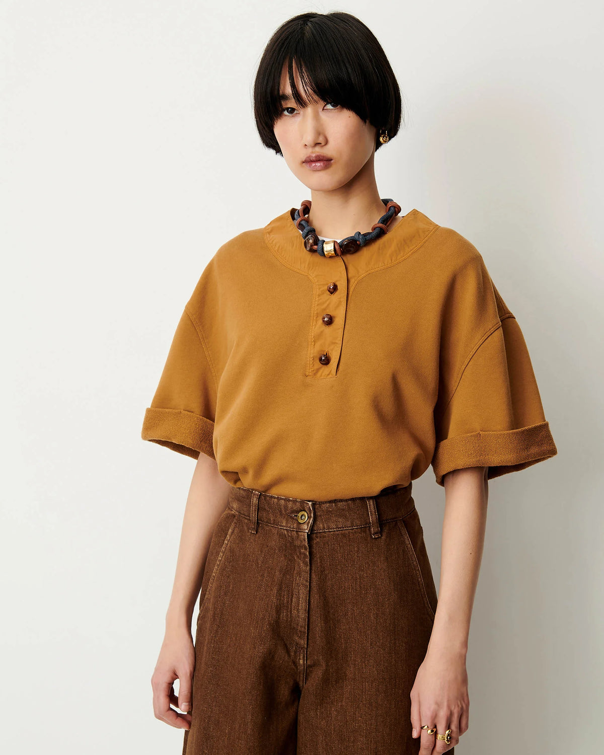 SESSUN Sweatshirt "Lift" hazel
